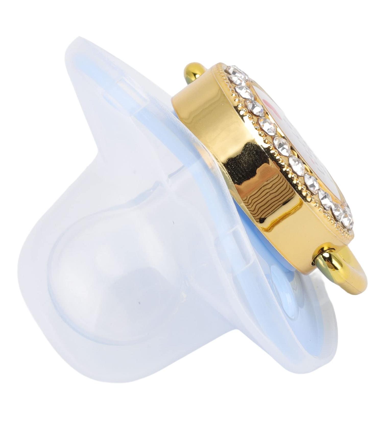 Personalized Luxury Baby Pacifier Little Prince - Bling Bling Strassstein for Newborns (6-18 months) - Blue Edition - Buy Online on GoSupps.com