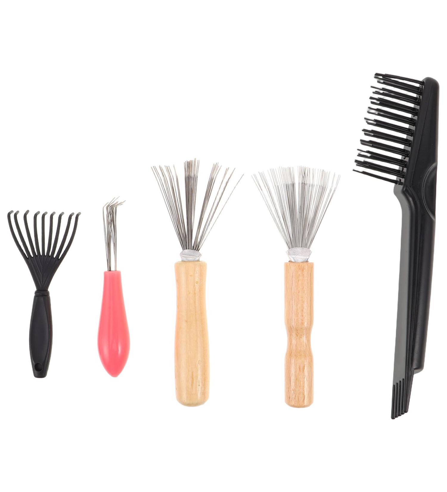 VALICLUD 5pi ces Nettoyeur de Brosse Cheveux Outil de Nettoyage pour Brosses Extensibles Peigne de Nettoyage pour Enlever Cheveux et Poussi re - Buy Online on GoSupps.com