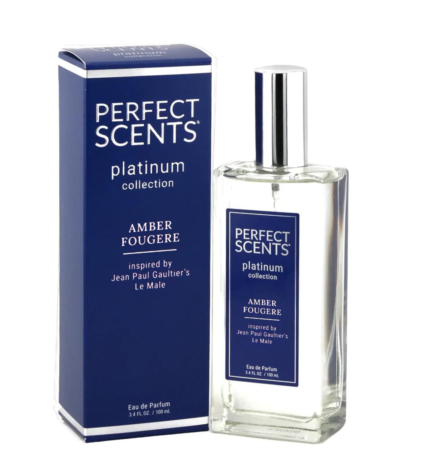 Perfect Scents Fragrances | Inspired by Jean Paul Gaultier s Le Male | Platinum Collection | Amber Fougere | Men s Eau de Parfum | Vegan Paraben & Phthalate Free | Never Tested on Animals | 3.4 Fl Oz Jean Paul Gaultier's Le Male - Buy Online on GoSupps.com