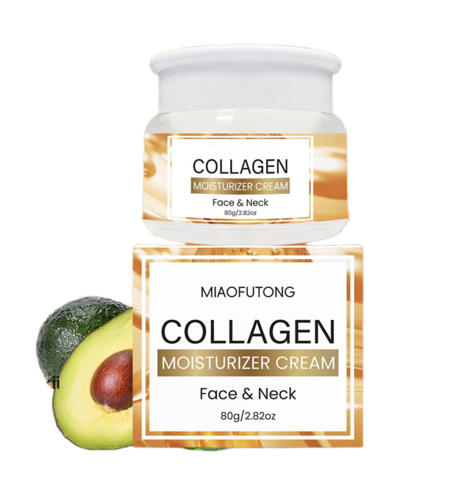 Collagen & Retinol Facial Moisturizer - Hydrating Moisturizing & Repairing - Anti-Aging Retinol Cream for Face Neck & D collet Daily Skin Moisturizer for - Buy Online on GoSupps.com