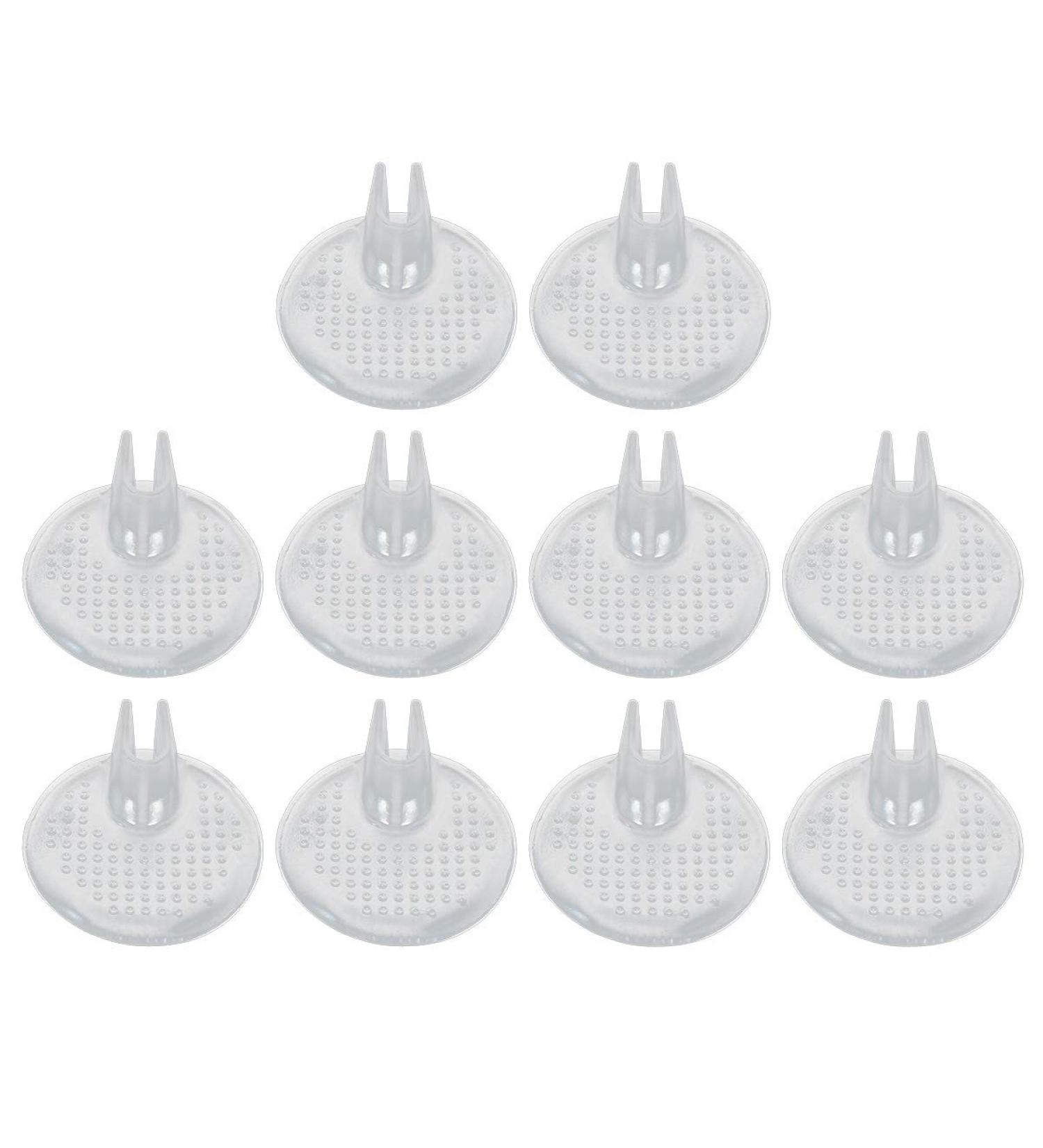 Artibetter 5 Pairs Silicone Sandal Toe Protectors - Clear Gel Toe Separators for Flip-Flop Sandals - Buy Online on GoSupps.com