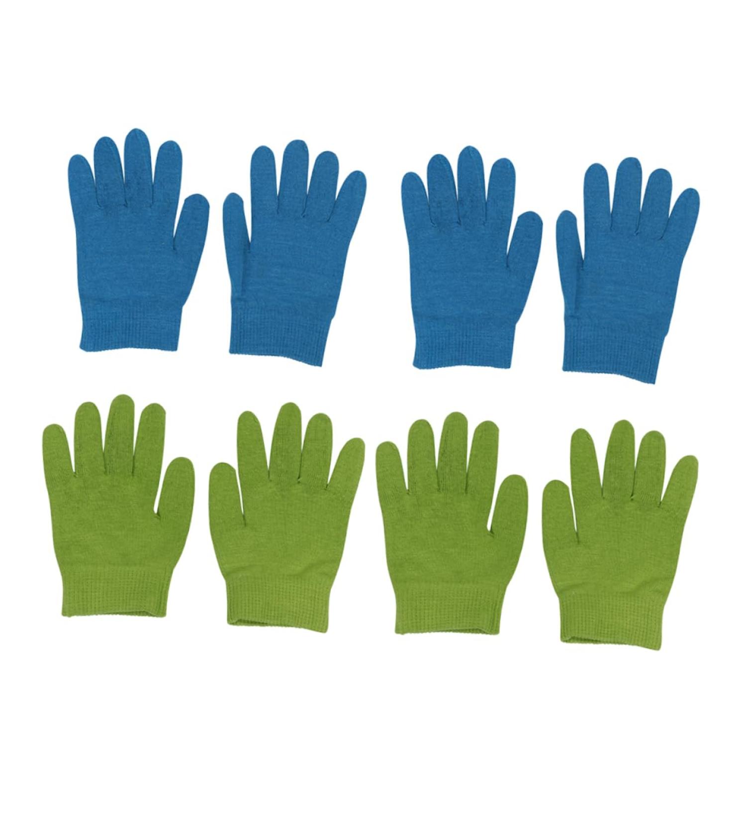FRCOLOR 4 Pairs Moisturizing Gloves Dry Hand Gloves Spa Gel Gloves Dry Skin Gloves Facial Cleanning Gloves Touchscreen Overnight Sleeping Glove Dry Hands Miss Silica Gel Lotion Skin Care - Buy Online on GoSupps.com