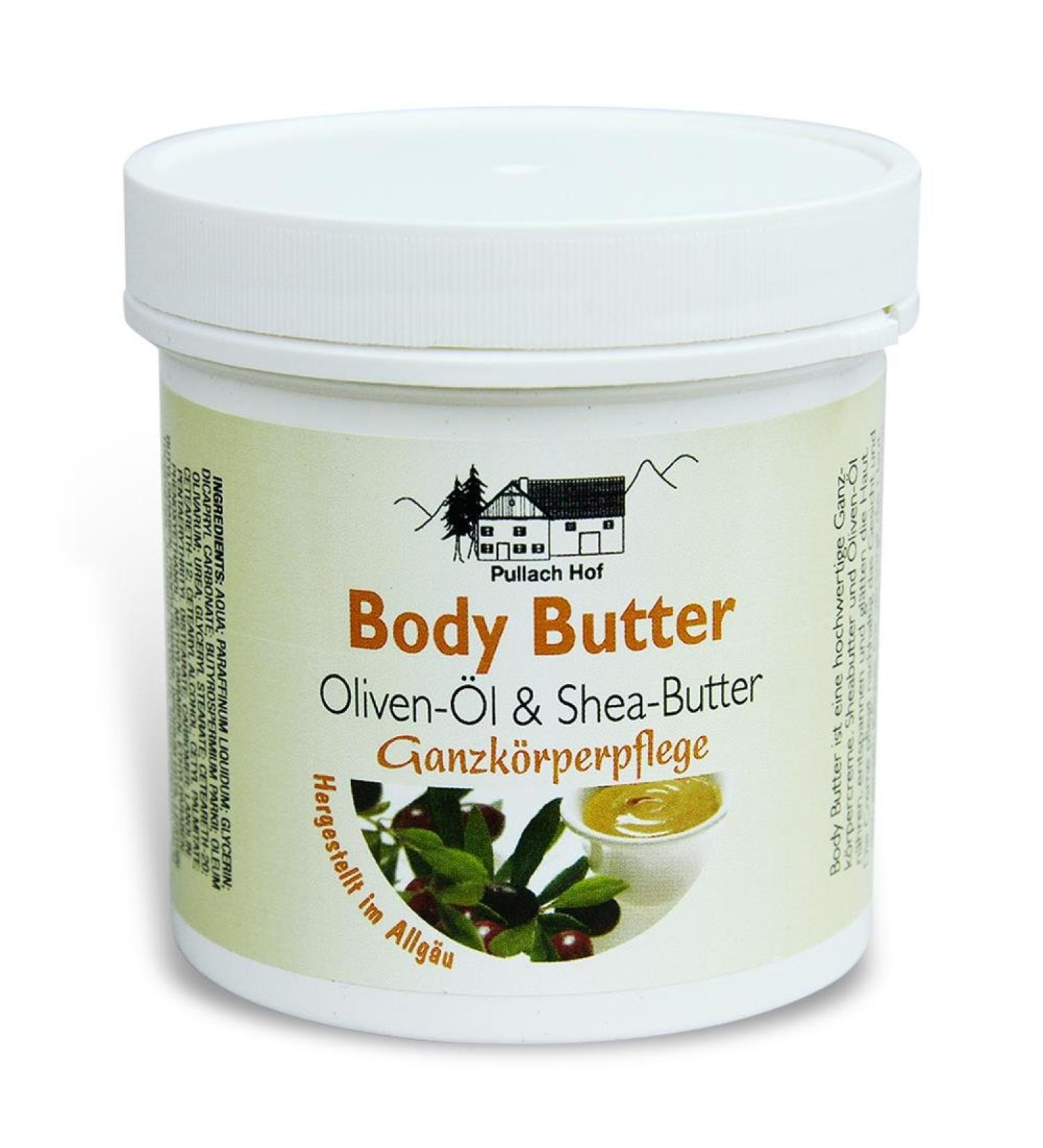 Body Butter - Olive Oil and Shea Butter 250ml Full Body Care Cream