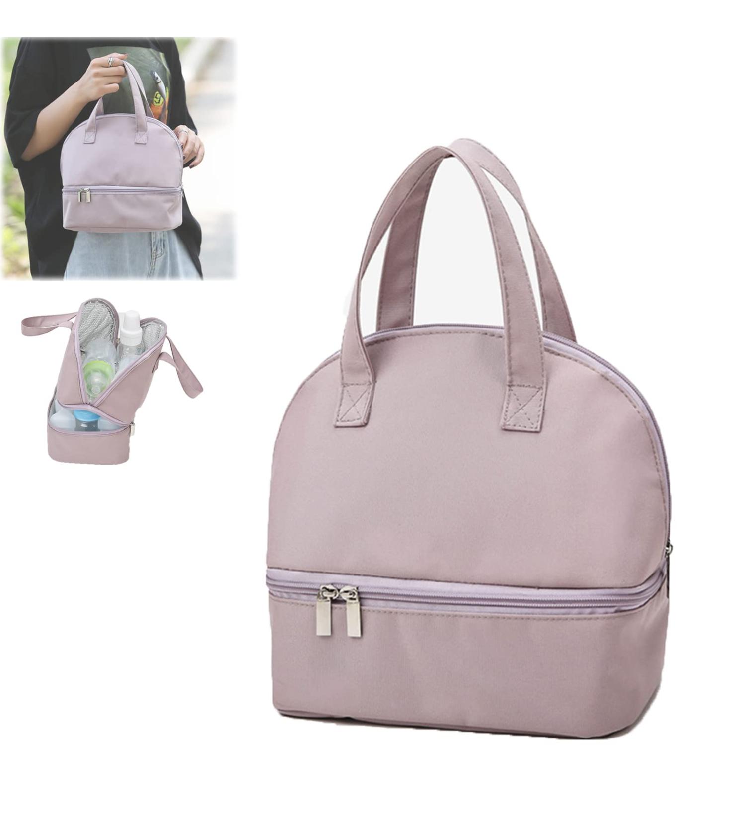 Kisbeibi Waterproof Breast Milk Cooling Bag - Travel & Daycare Breastfeeding Essential - Violet Baby Bottle Cool Box - Buy Online on GoSupps.com