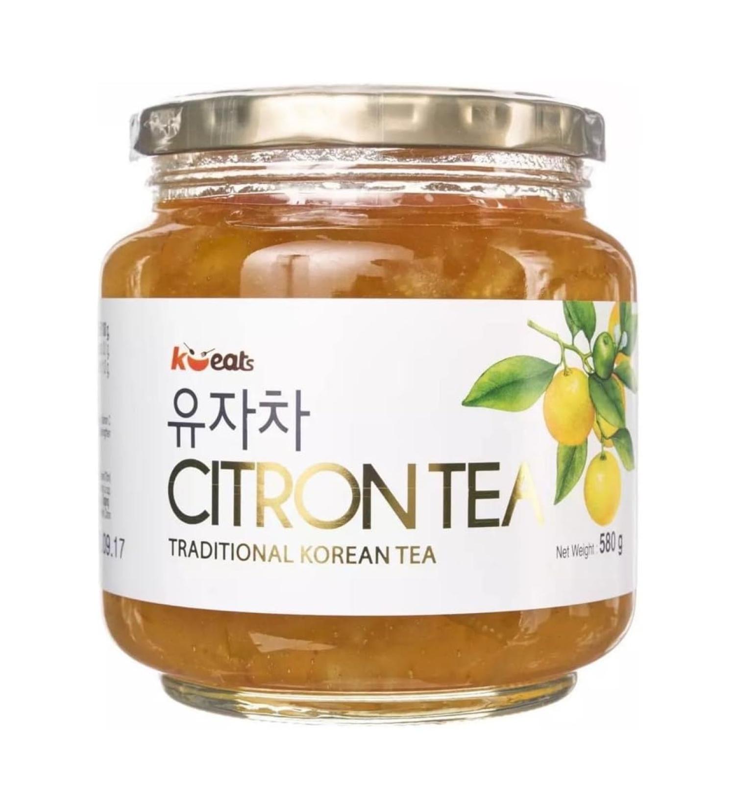 K-Eats Traditional Korean Citron Tea 580g - Buy Online on GoSupps.com