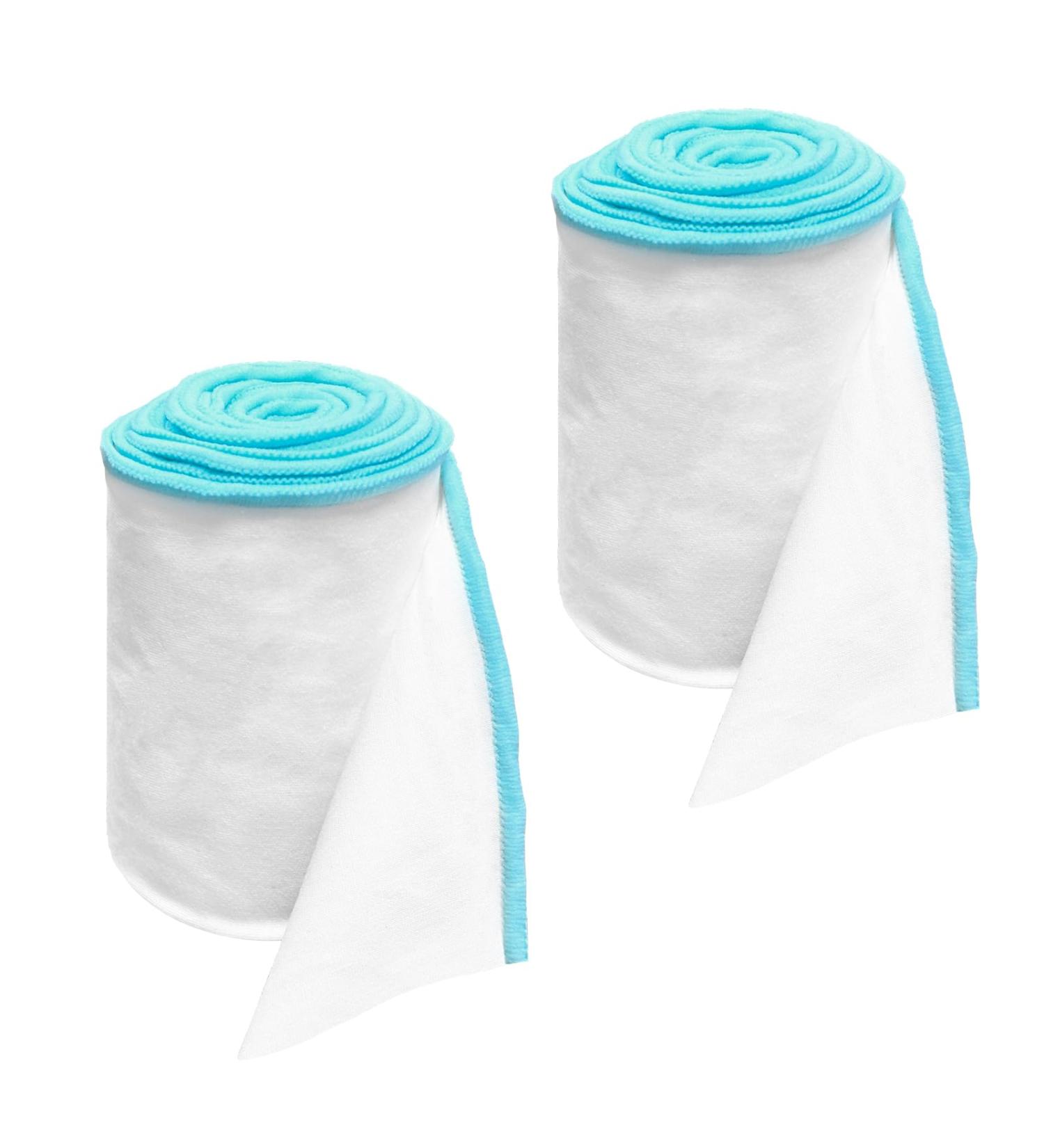 SHFGYG 2 Rolls Wet Wraps Bandage for Eczema Elastic Arm and Leg Sleeves for Skin Treatment Wet Wraps Therapy Bandages for Eczema & Psoriasis Itch Relief Blue (3.54" X 1.97 yd) - Buy Online on GoSupps.com