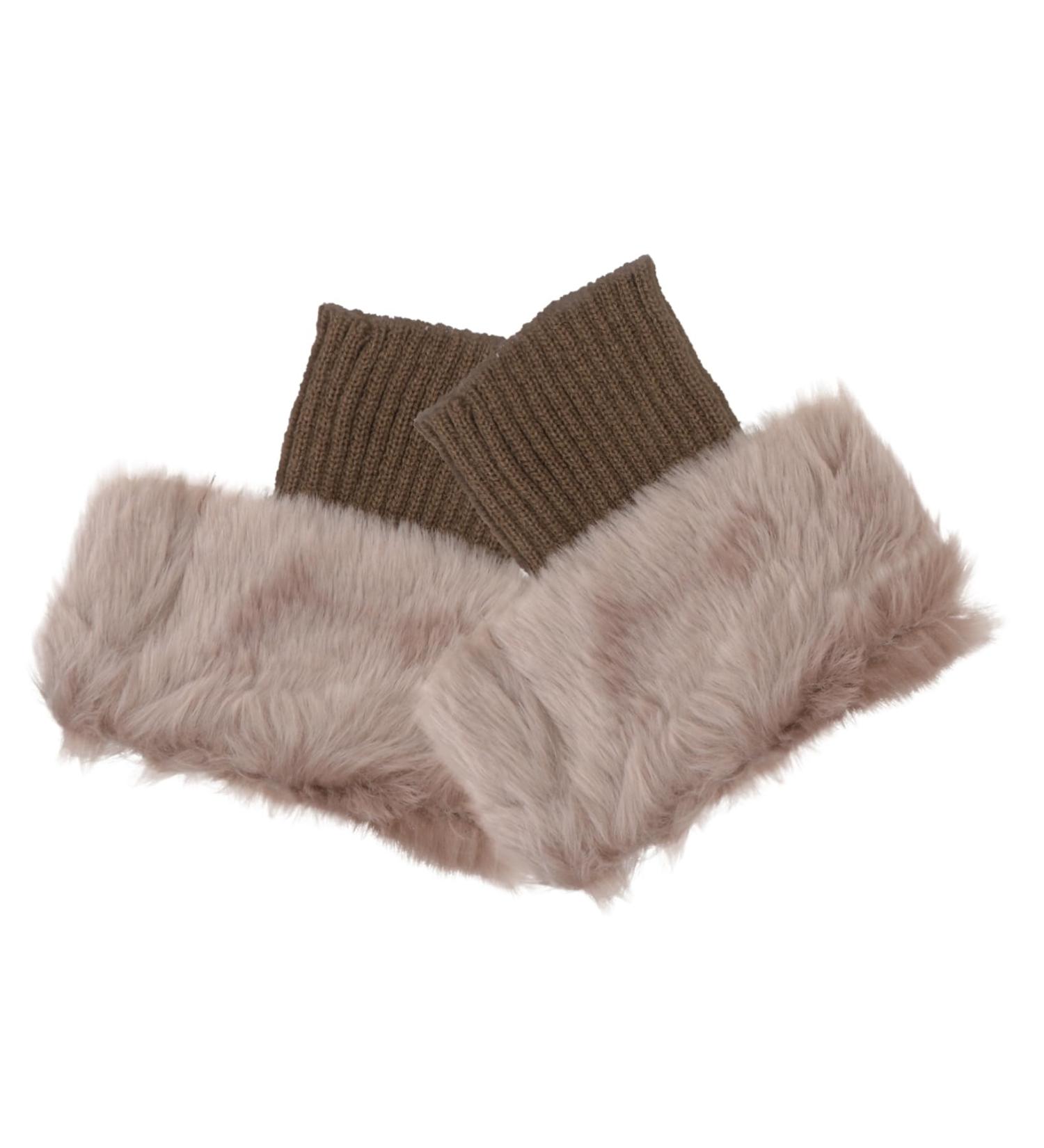 Inoomp Thermal Boot Warmers - 2 Pairs of Fur Knitted Socks & Cuffs for Women | Cozy Acrylic Leg Accessories - Buy Online on GoSupps.com
