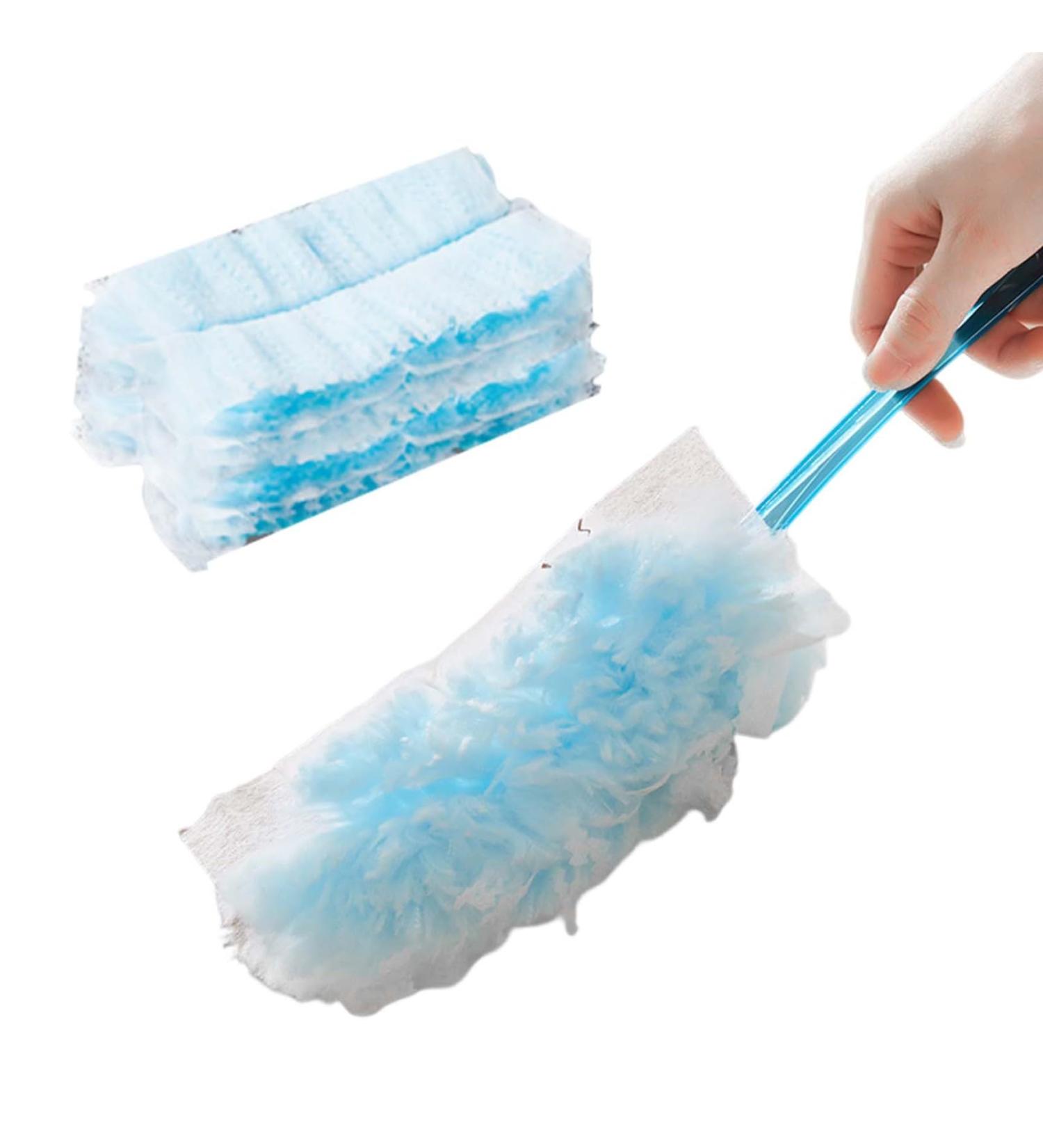 Hand Duster Refills Kit Disposable Duster Refills Versatile Cleaning Duster Refills for Home and Office Use (1 Handle + 8 Heads) flash dust magnet flash dust magnet refill dust magnet fl - Buy Online on GoSupps.com