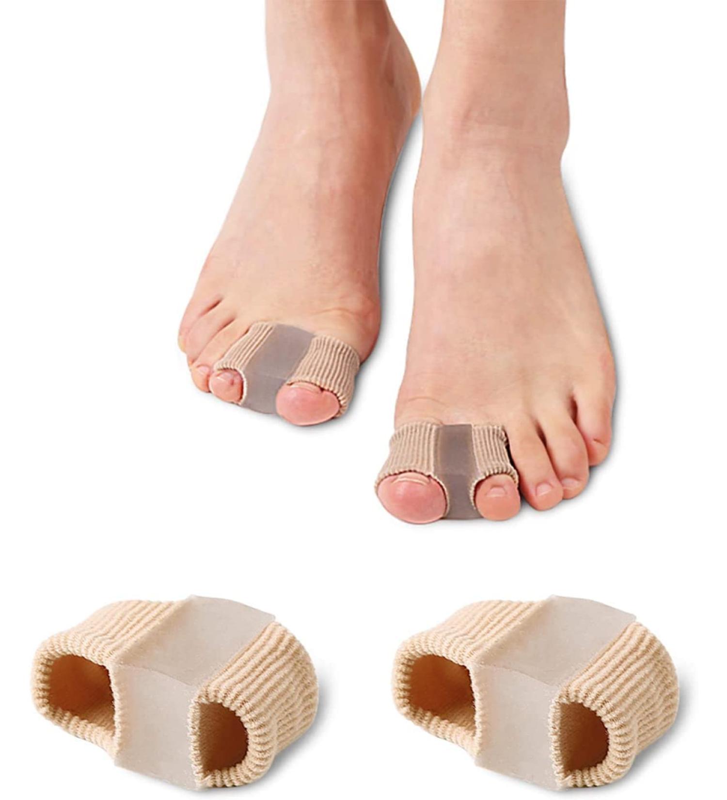 Toe Spacer Gel Separators Bunion Corrector for Overlapping Toe - Pain Relief (2pcs) - Buy Online on GoSupps.com