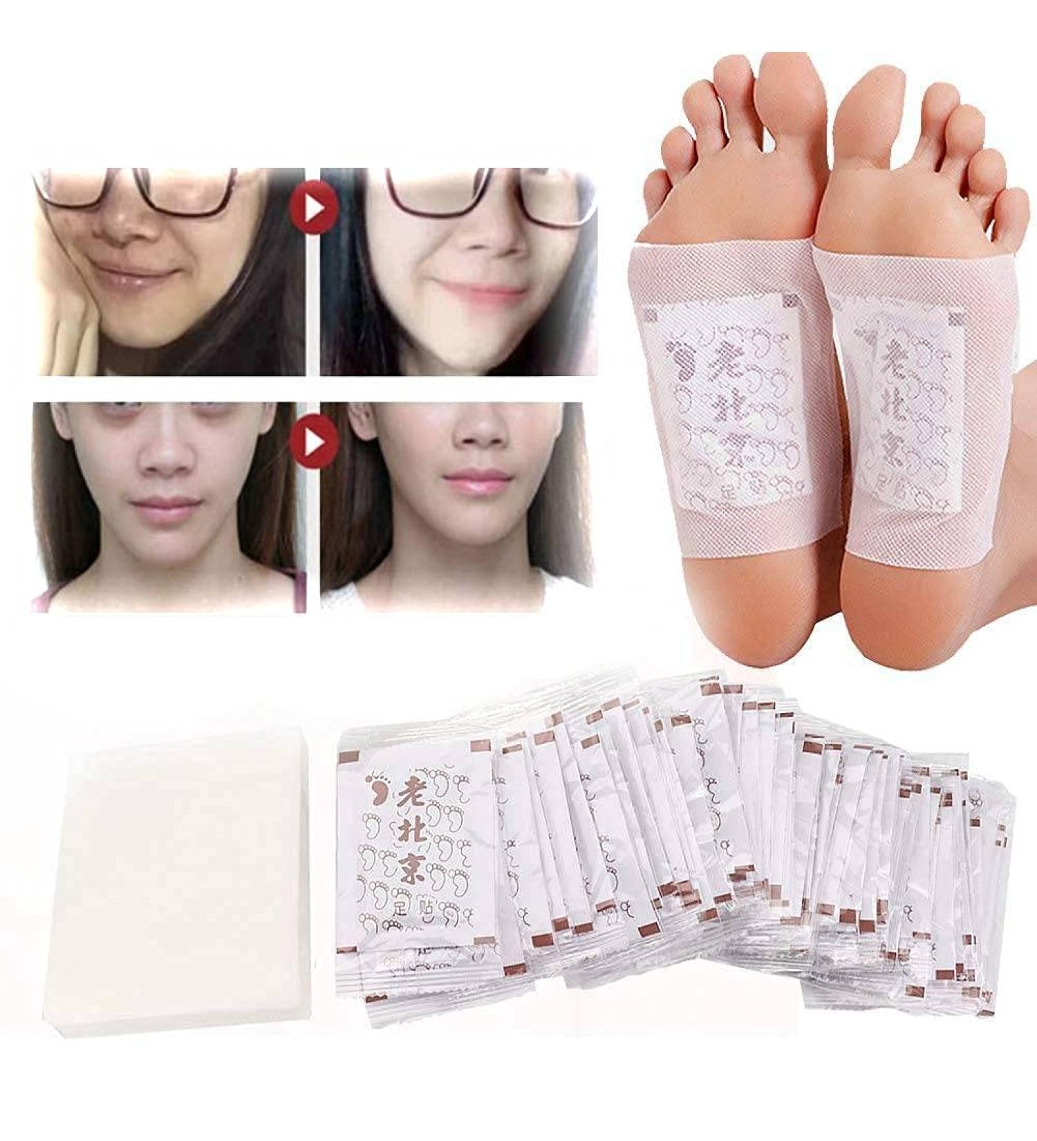 Detox Foot Patches - 50 Piece Plaster Stickers for Stress Relief & Sleep Improvement | International Shipping - Buy Online on GoSupps.com