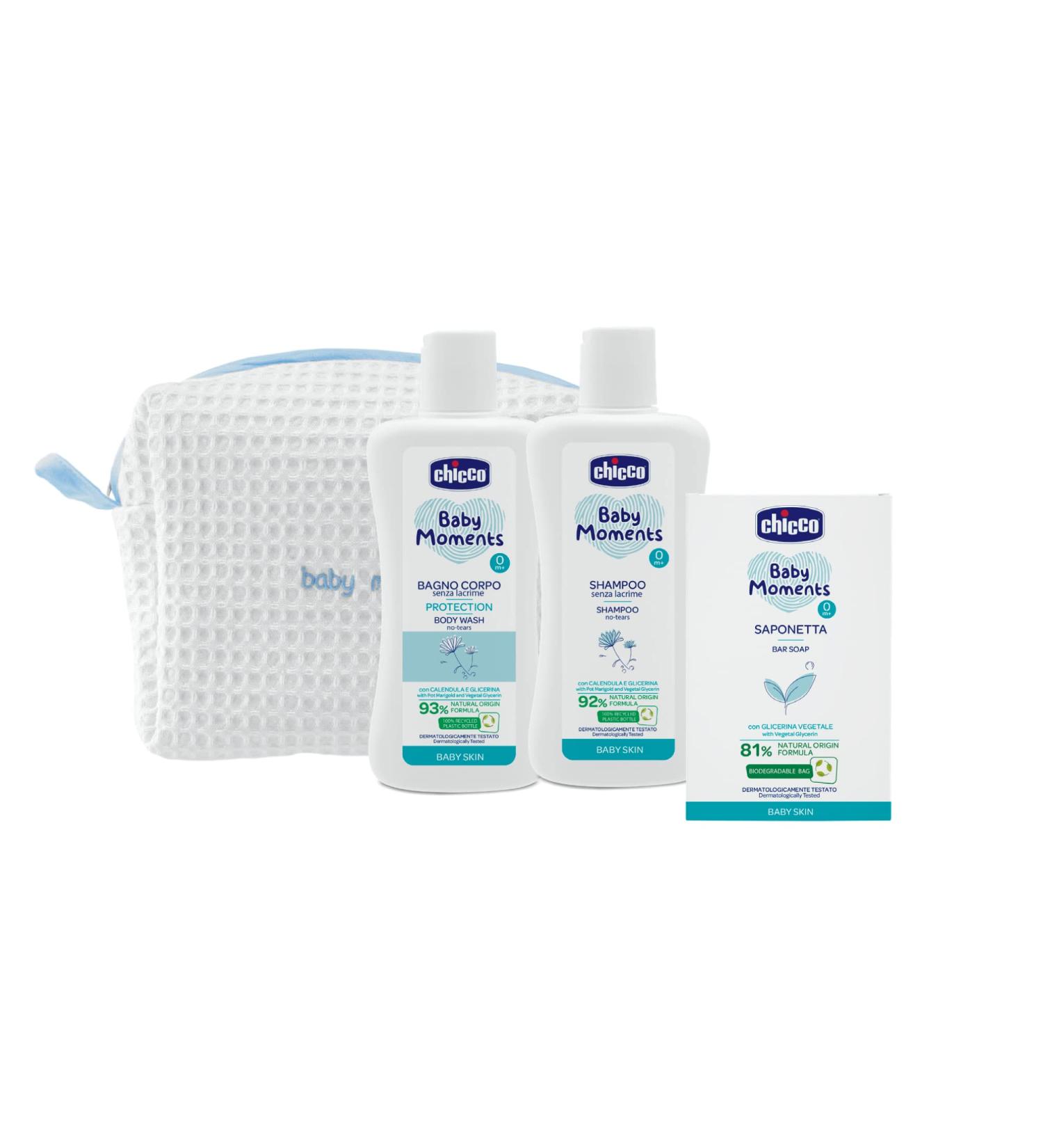 Chicco Baby Moments Set d'hygi ne pour b b BeautyBauty Bag avec fermeture clair enfant - Buy Online on GoSupps.com