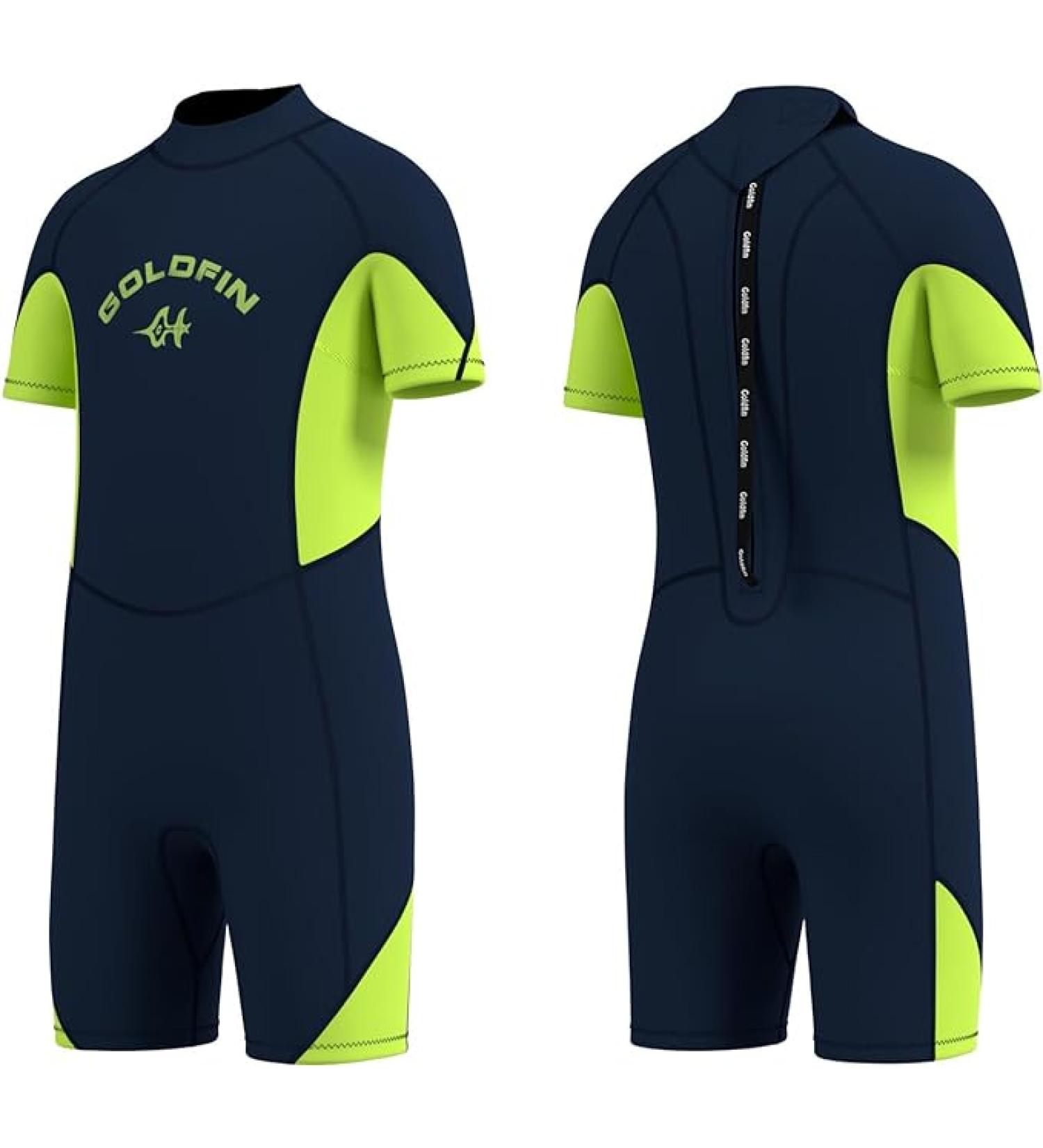 Kids 3mm Neoprene Wetsuit for Boys and Girls - Back Zip  Keep Warm for Cold Water  Ideal for Paddleboarding  Snorkeling  Surfing  and Swimming - Buy Online on GoSupps.com