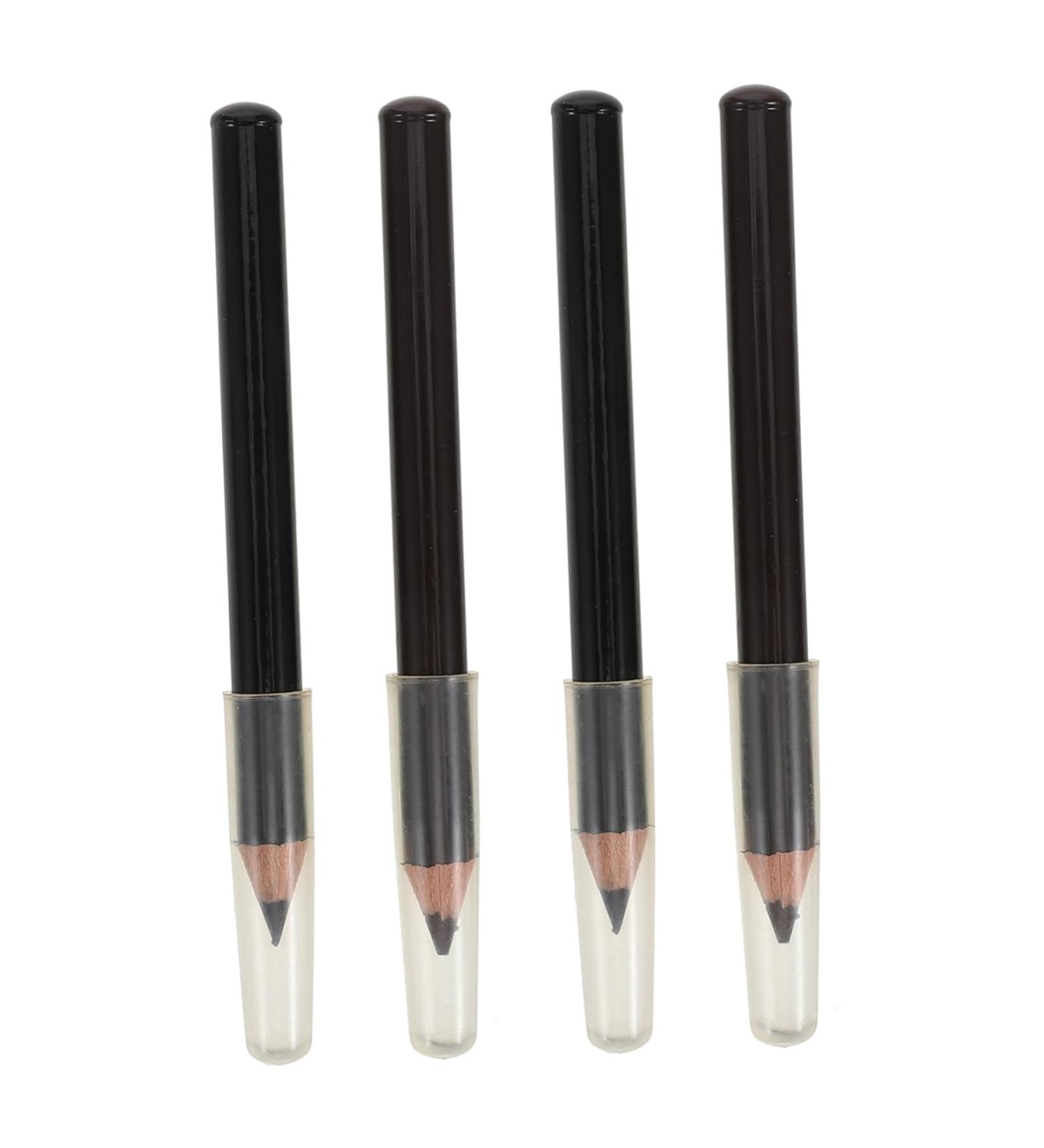 Healvian 4pcs Wooden Eyebrow Pencil Eye Brows Pencil Eye Brow Pencil Eyeliner Pencils Makeup Brow Pencil - Buy Online on GoSupps.com