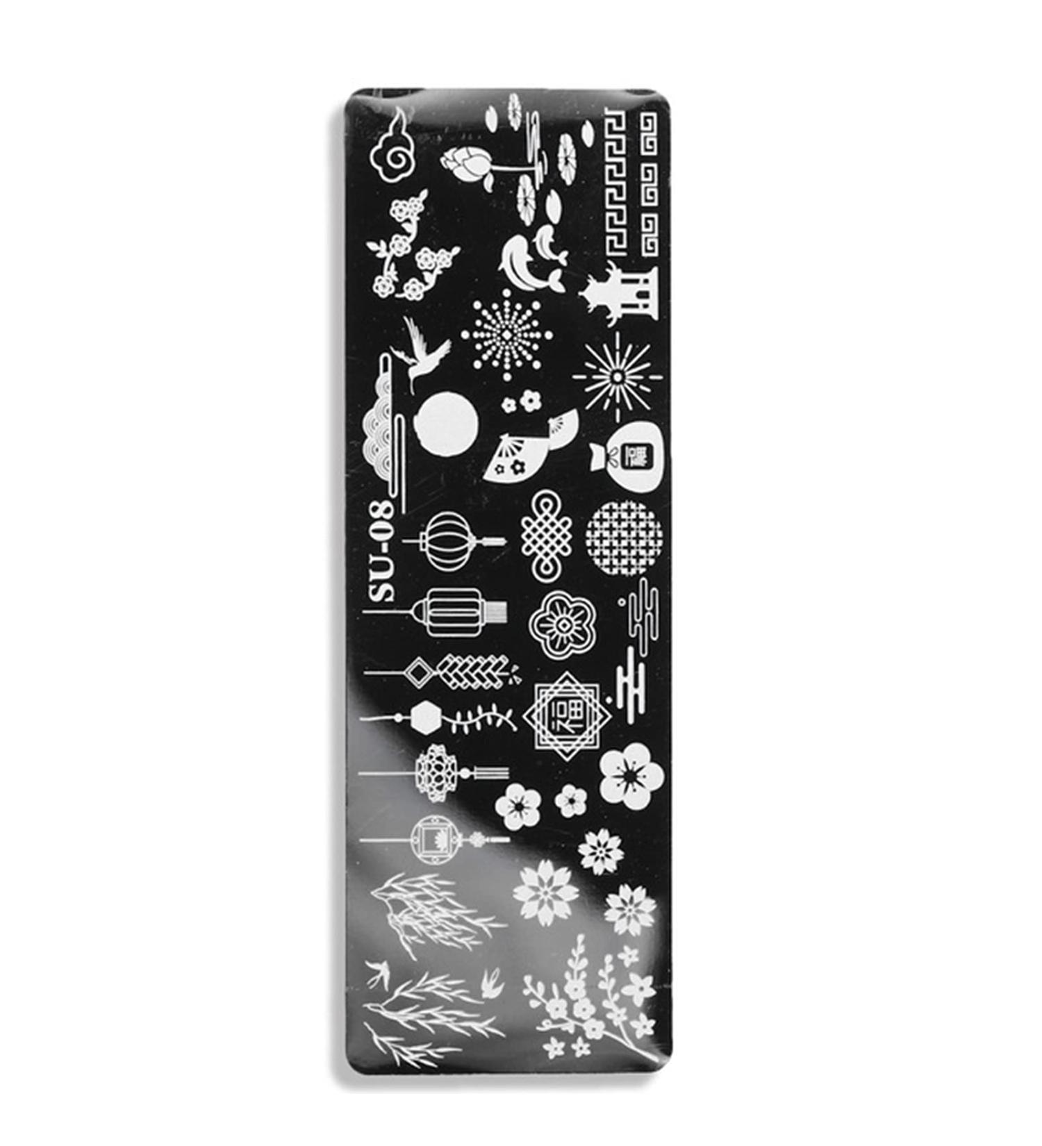 Nail Art Stamping Plates - Human Face Patterns | Manik rise Tool Set for Creative Nail Designs | Perfect for Girls & Women - Buy Online on GoSupps.com