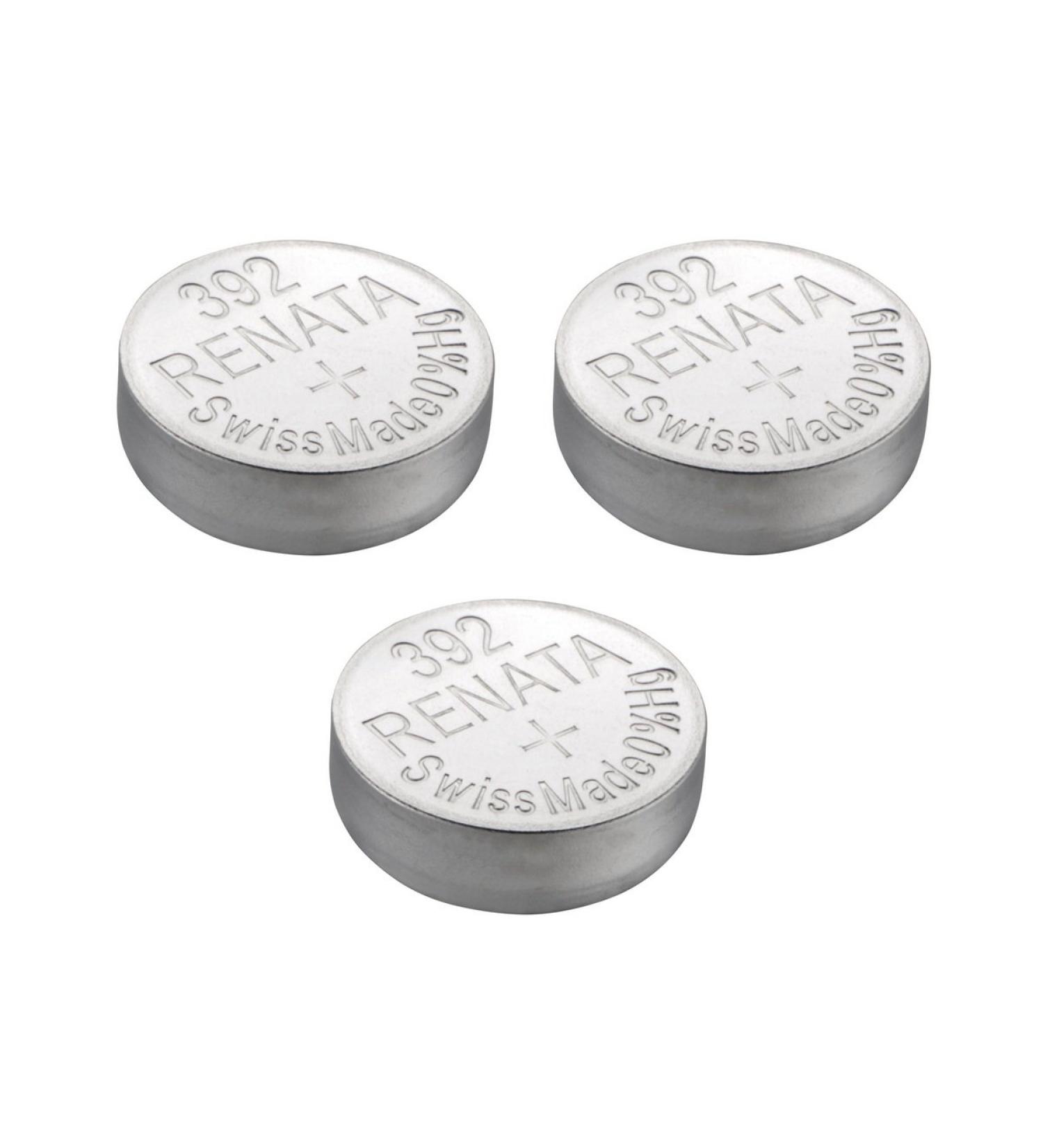 Renata Batteries 392 / SR41SW Watch Battery (3 Pack)