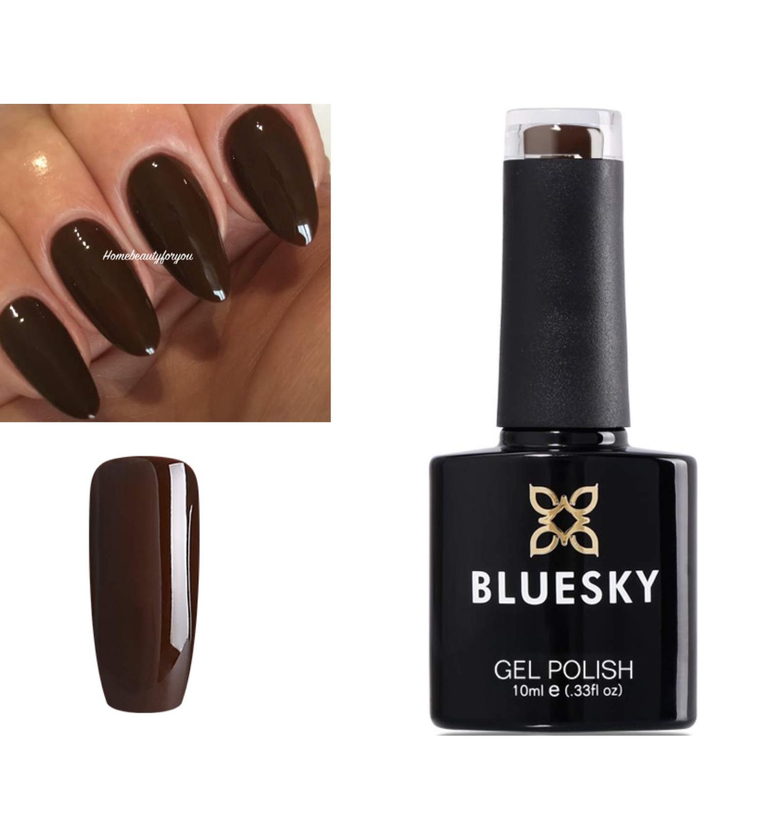 Bluesky Gel Polish BROWN Faux Fur Rich Creme 80538 Nail UV LED Soak Off 10ml - Chocolate Brown Rich Creme - Pack of 1 - Buy Online on GoSupps.com