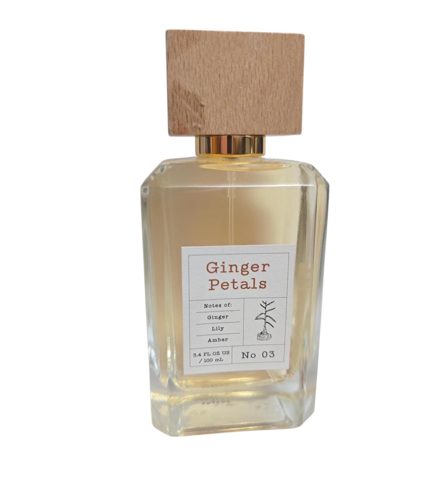 Tru Fragrance Ginger Petals Eau De Parfum 3.4 fL Oz Lily Amber Unboxed