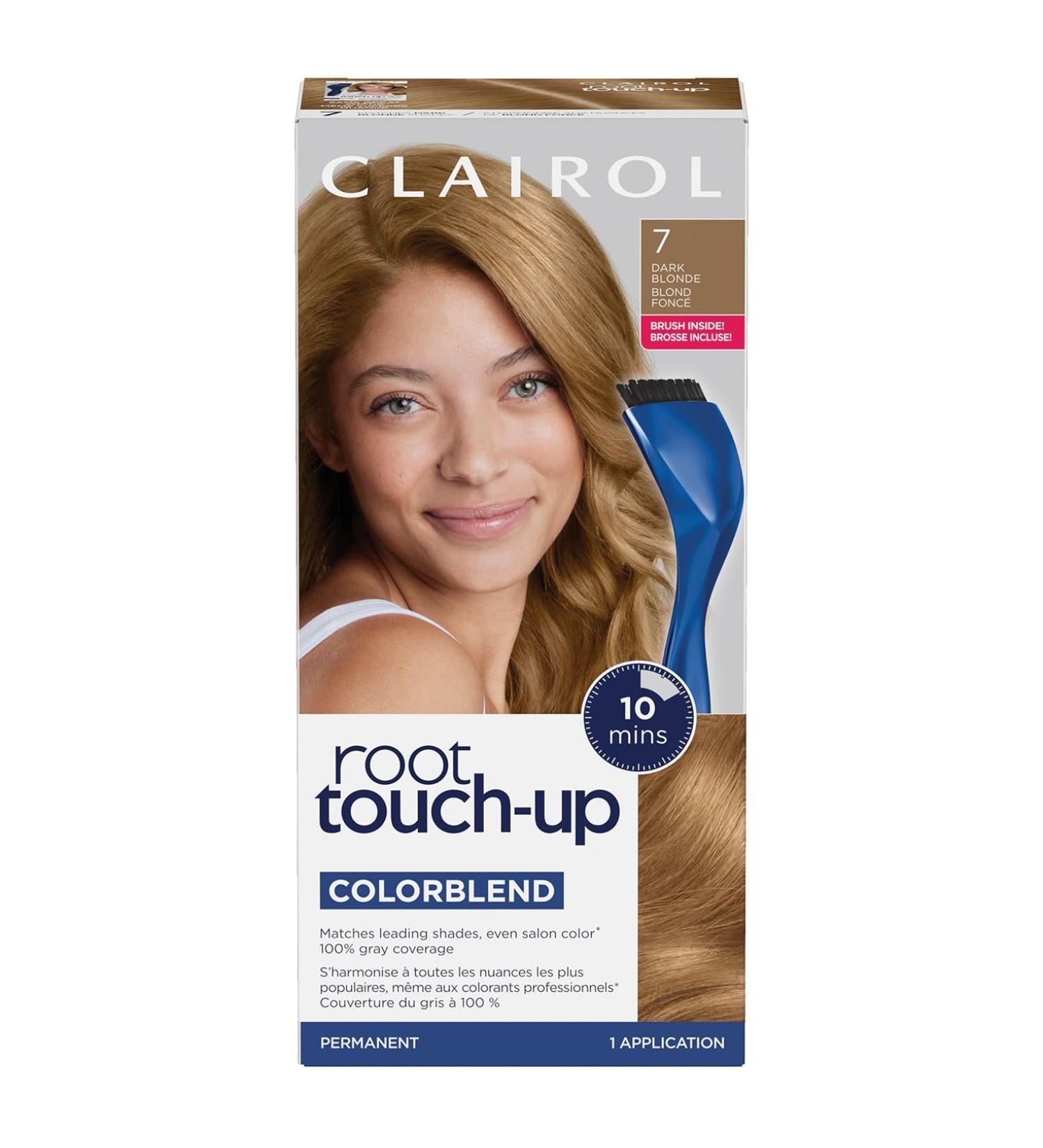 Clairol Root Touch-Up Permanent Hair Dye 7 Dark Blonde Hair Color 1 Count Dark Blonde - 7 - Buy Online on GoSupps.com