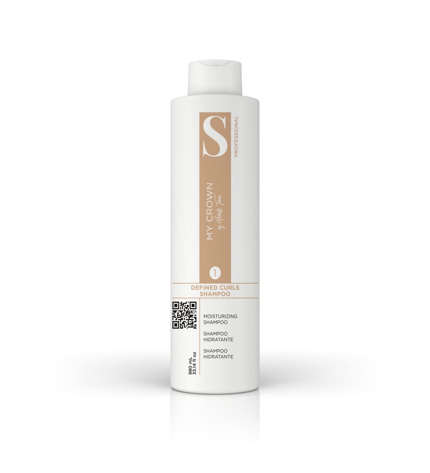 Buy My Crown Defined Curls Shampoo - Hydrating Treatment for Curly Kinky & Wavy Hair - 980ml - Anti-Frizz & Moisturizing - Buy Online on GoSupps.com