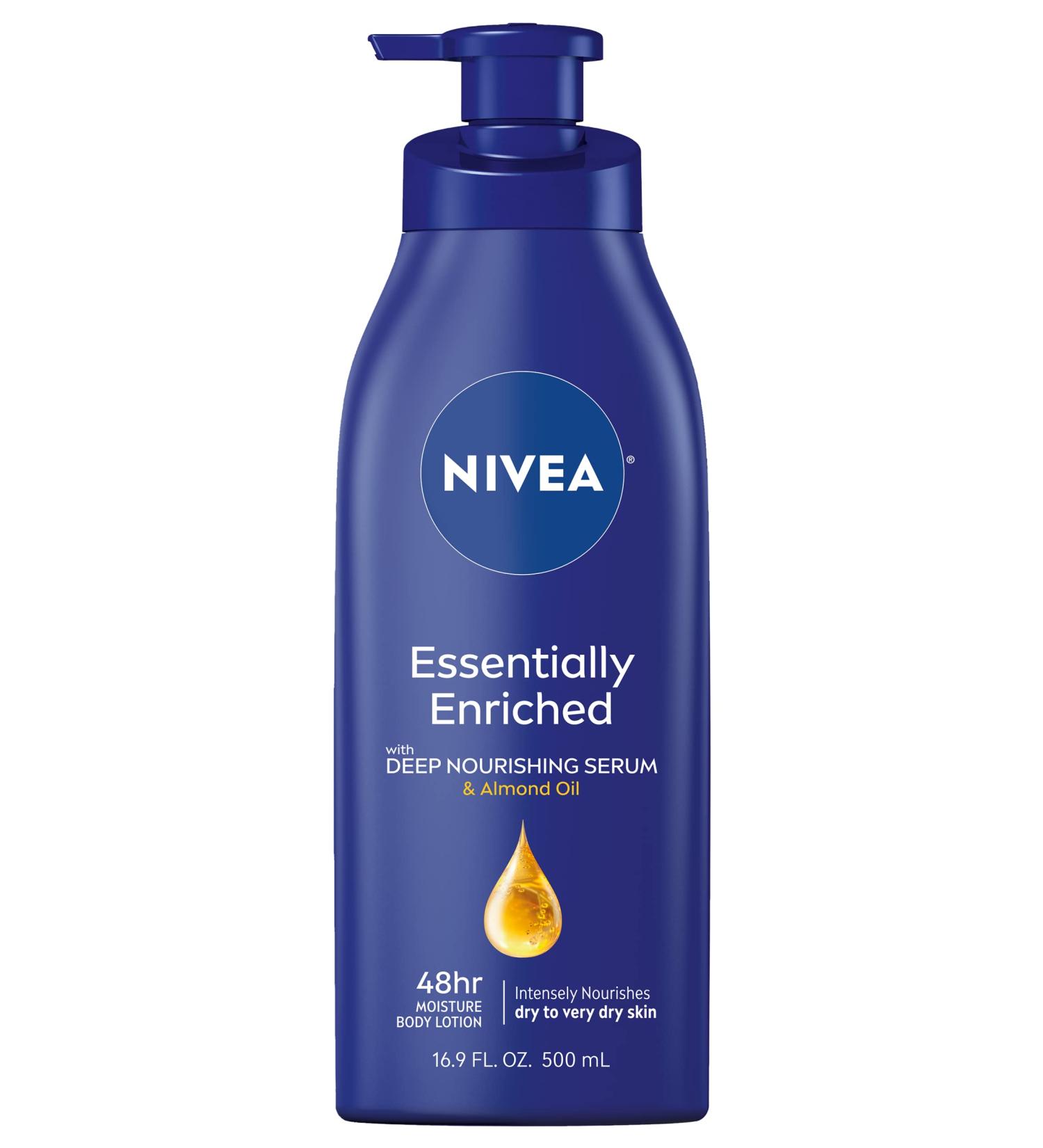 Nivea Essentially Enriched Body Lotion 16.9 fl oz - Deep Moisture & Hydration - Buy Online on GoSupps.com