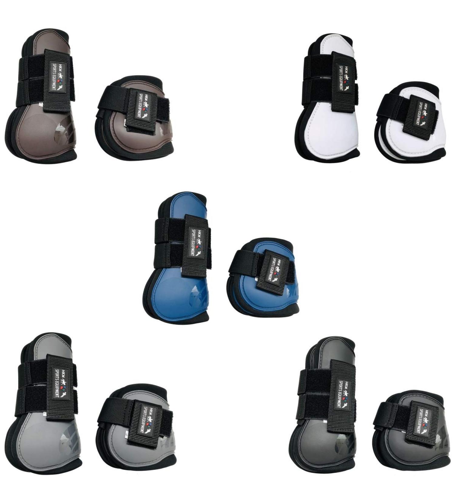 RL24 Tendon & Fetlock Boots Set of 4 - Dark Brown for Thoroughbreds & Warmbloods | International Shipping - Buy Online on GoSupps.com