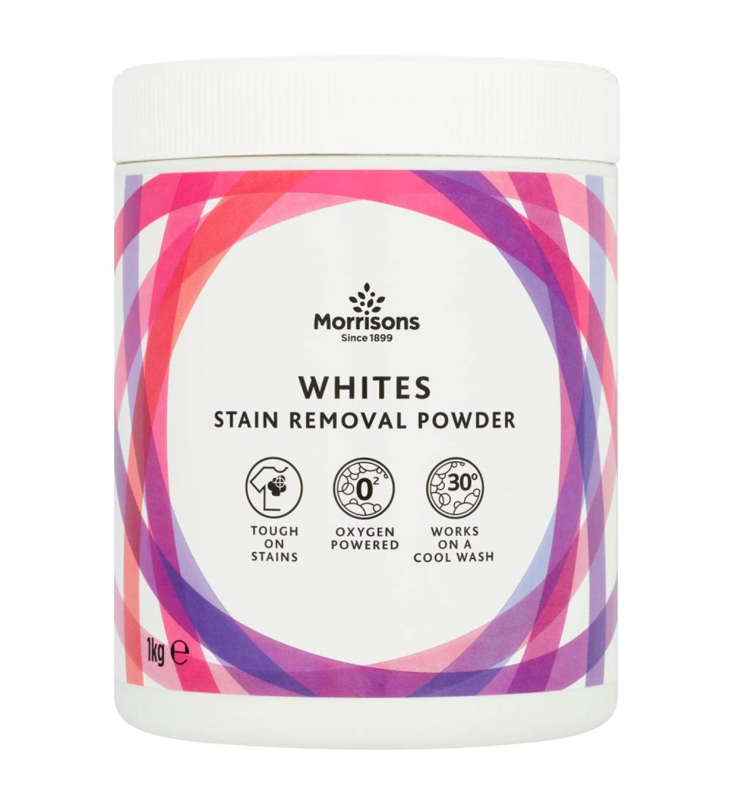Morrisons Whites Stain Removal Powder 1 kg x 6