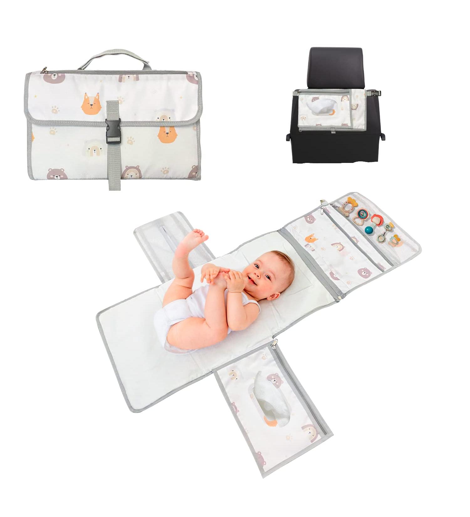 Multifunctional XL Wrapping Pad Diaper Bag - Compact & Portable Baby Care Solution for On-the-Go Parents - Buy Online on GoSupps.com