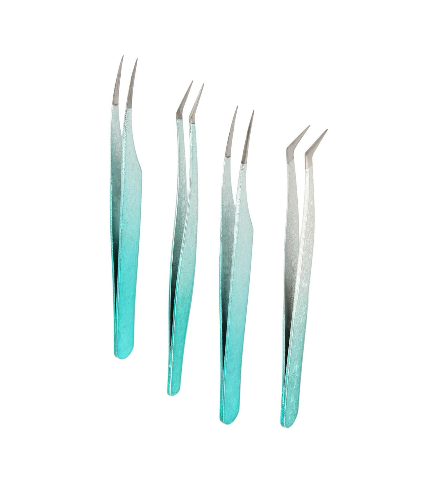 Fine Tip Tweezers Lightweight Wide Application Easy to Use Compact Multifunctional Tweezers for Beauty Salon - Buy Online on GoSupps.com