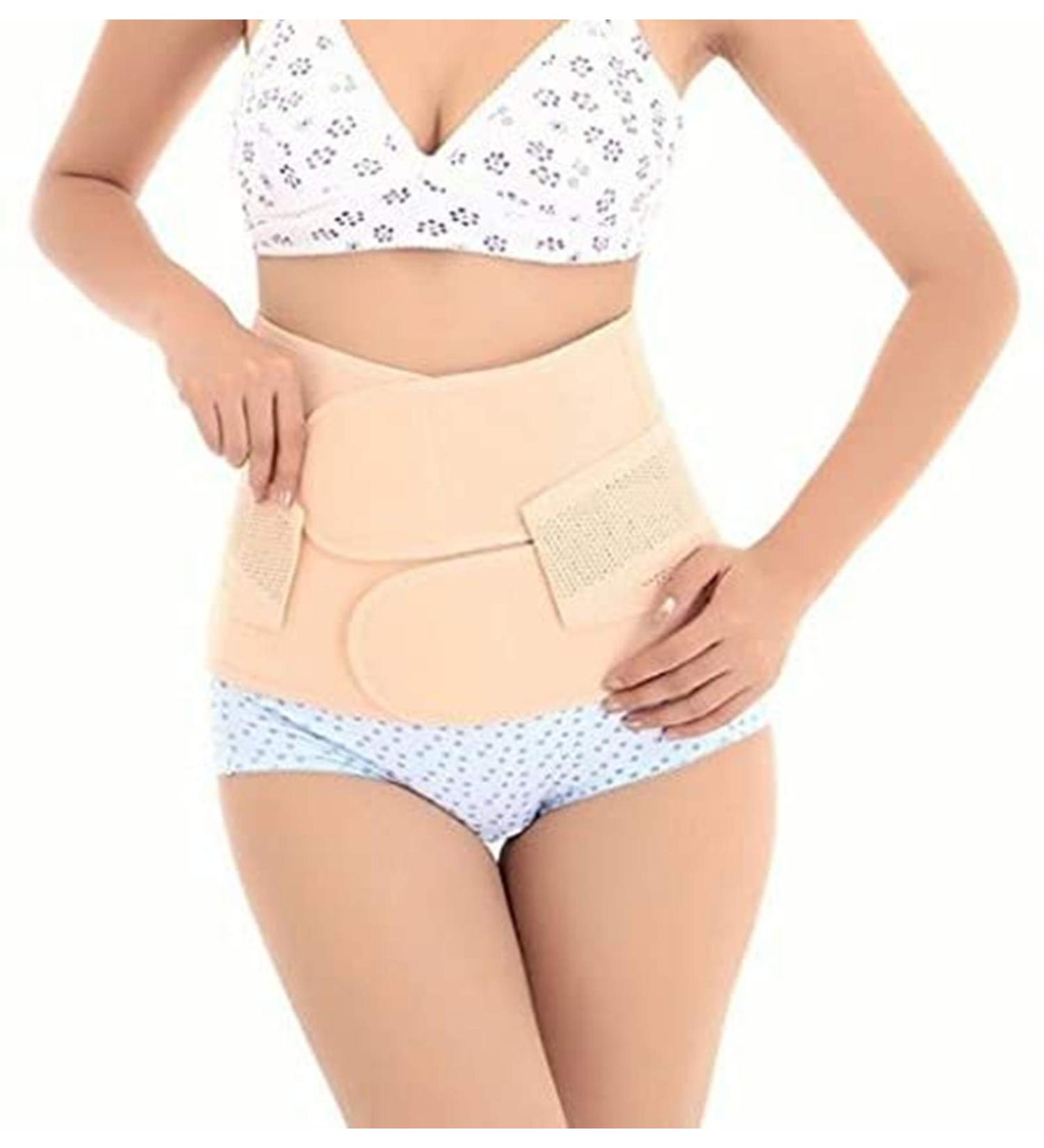 Healthcom Waist Slimming Belt for Women | Postnatal Pregnancy Support Girdle Belt (Size L) - Pack of 1 - Buy Online on GoSupps.com