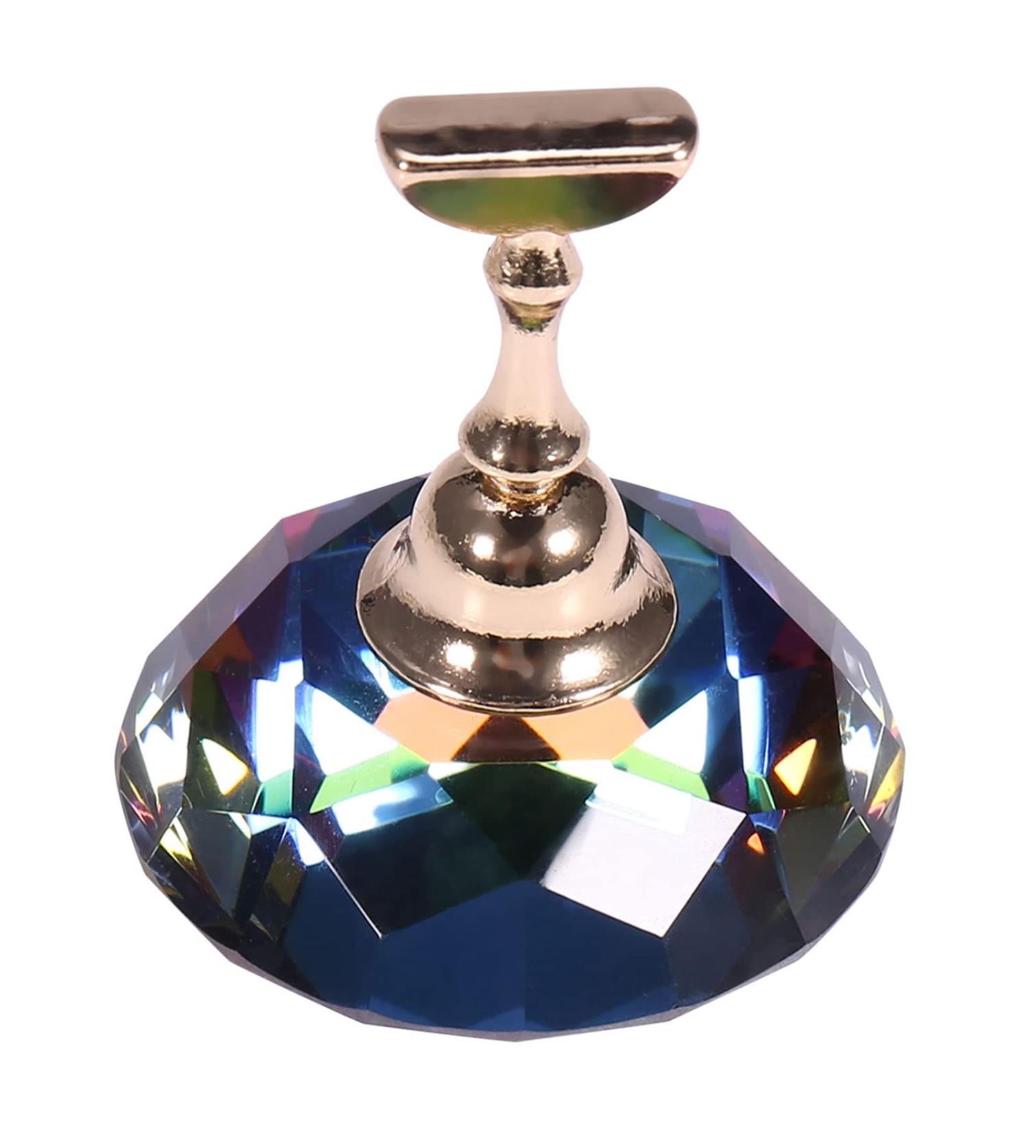 Practice Stand Base Exquisite Magnetic Nail Tip Stand Easy To Install Flexible For Professional Salon Use Practice Stand Diy At Home Display Nail Art(Diamond Symphony + 1 base) - Buy Online on GoSupps.com