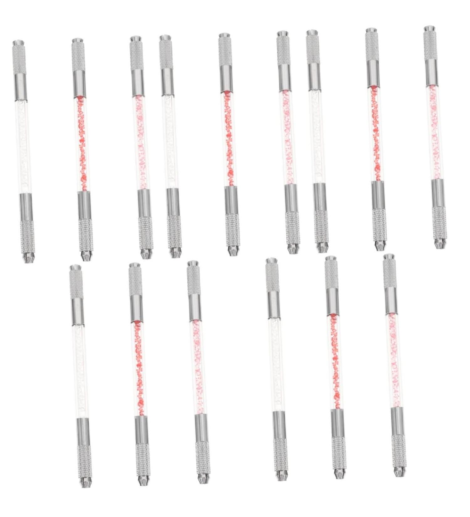 Healeved 15 Pcs Fruit Embroidery Pen Pen Microblading Needle Pen Makeup Tool Aluminum Alloy 1 count (Pack of 1) Assorted Colorx5pcs - Buy Online on GoSupps.com