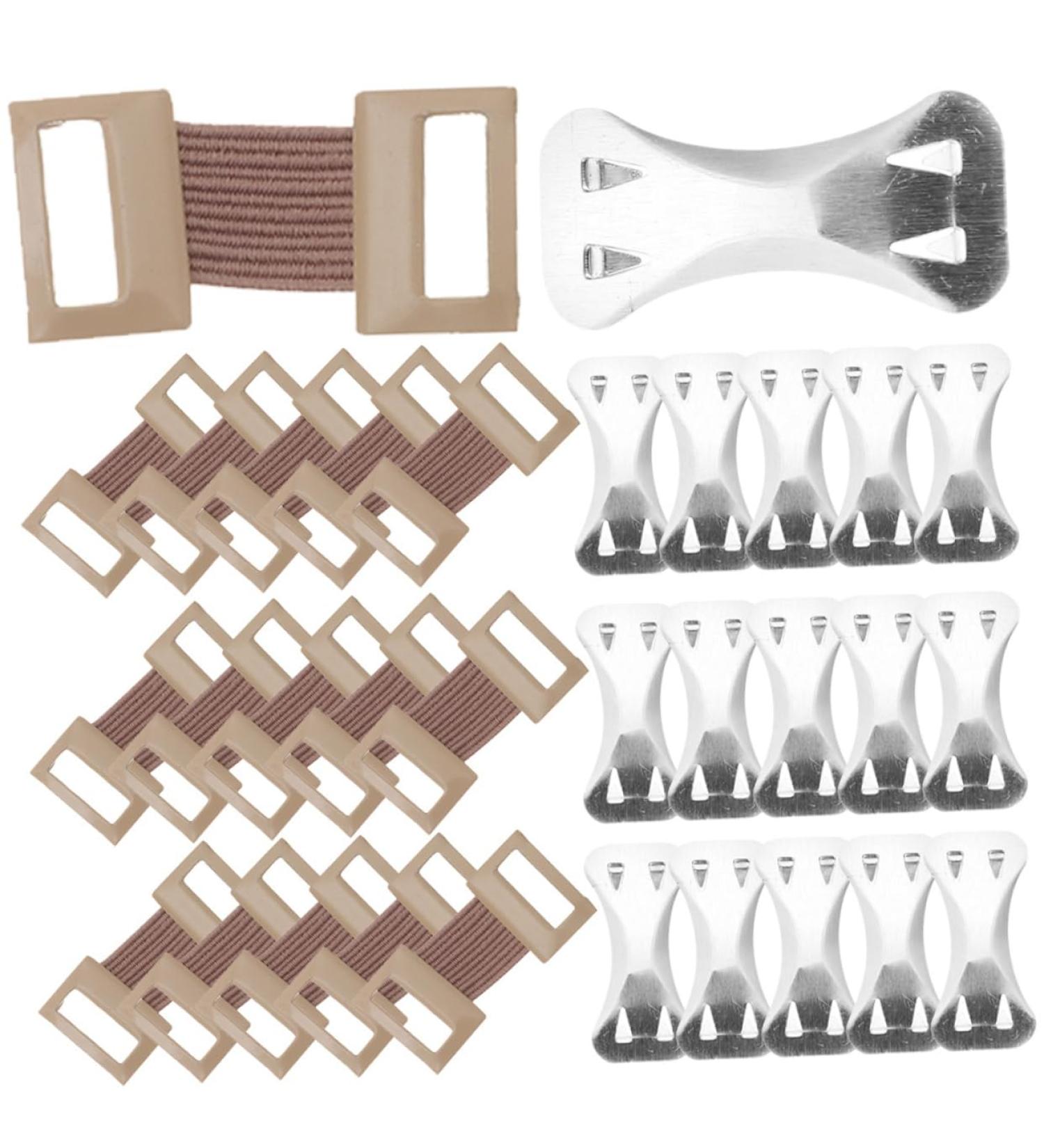 Elastic Buckle Clips Set - Durable Metal Clamps & Clasps for Outdoor Use | International Shipping Available - Buy Online on GoSupps.com
