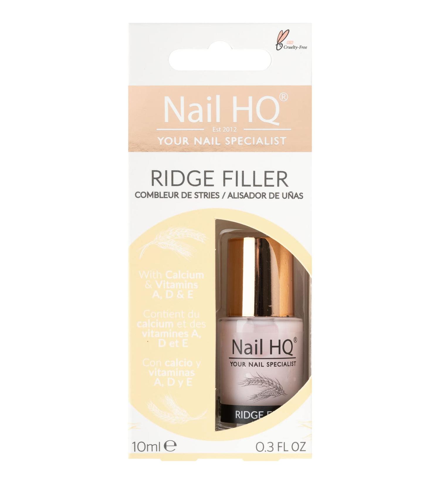 Nail HQ Ridge Filler 10ml - Smooth and Strengthen Nails | [Your Brand Name] - Buy Online on GoSupps.com