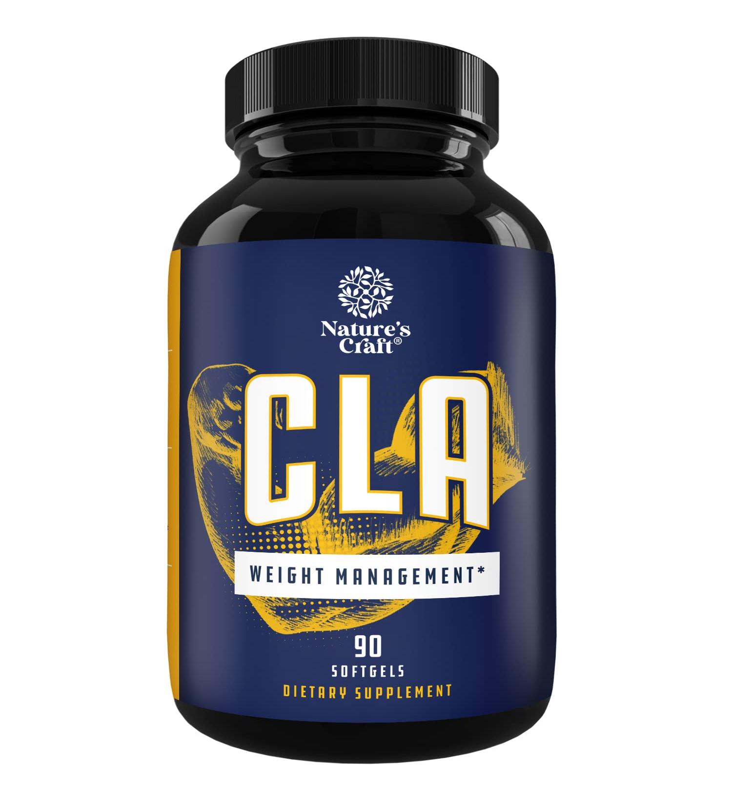 CLA Diet Weight Loss Pills - Pure Conjugated Linoleic Acid for Women and Men - Safflower Oil Fat Burner and Metabolism Booster - Appetite Suppressant and Energy Enhancer for Fast Weight Loss - Buy Online on GoSupps.com
