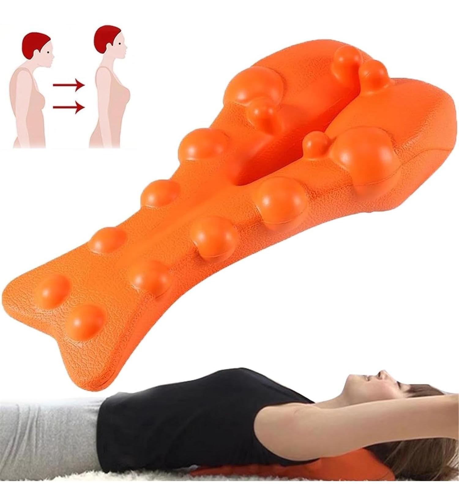 Trigger Point Massager & Neck Pillow for Pain Relief | Back Extension & Relaxation - International Shipping Available - Buy Online on GoSupps.com