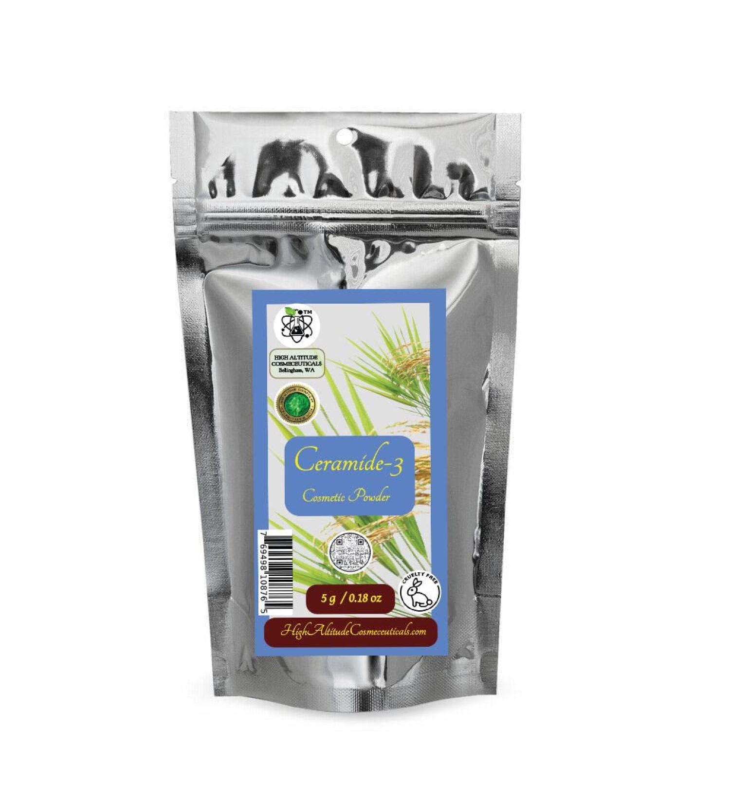 100% Pure Ceramide 3 Powder - DIY Skin Serum & Cream for Barrier Repair Anti-Aging & Hydration - 5g - Buy Online on GoSupps.com