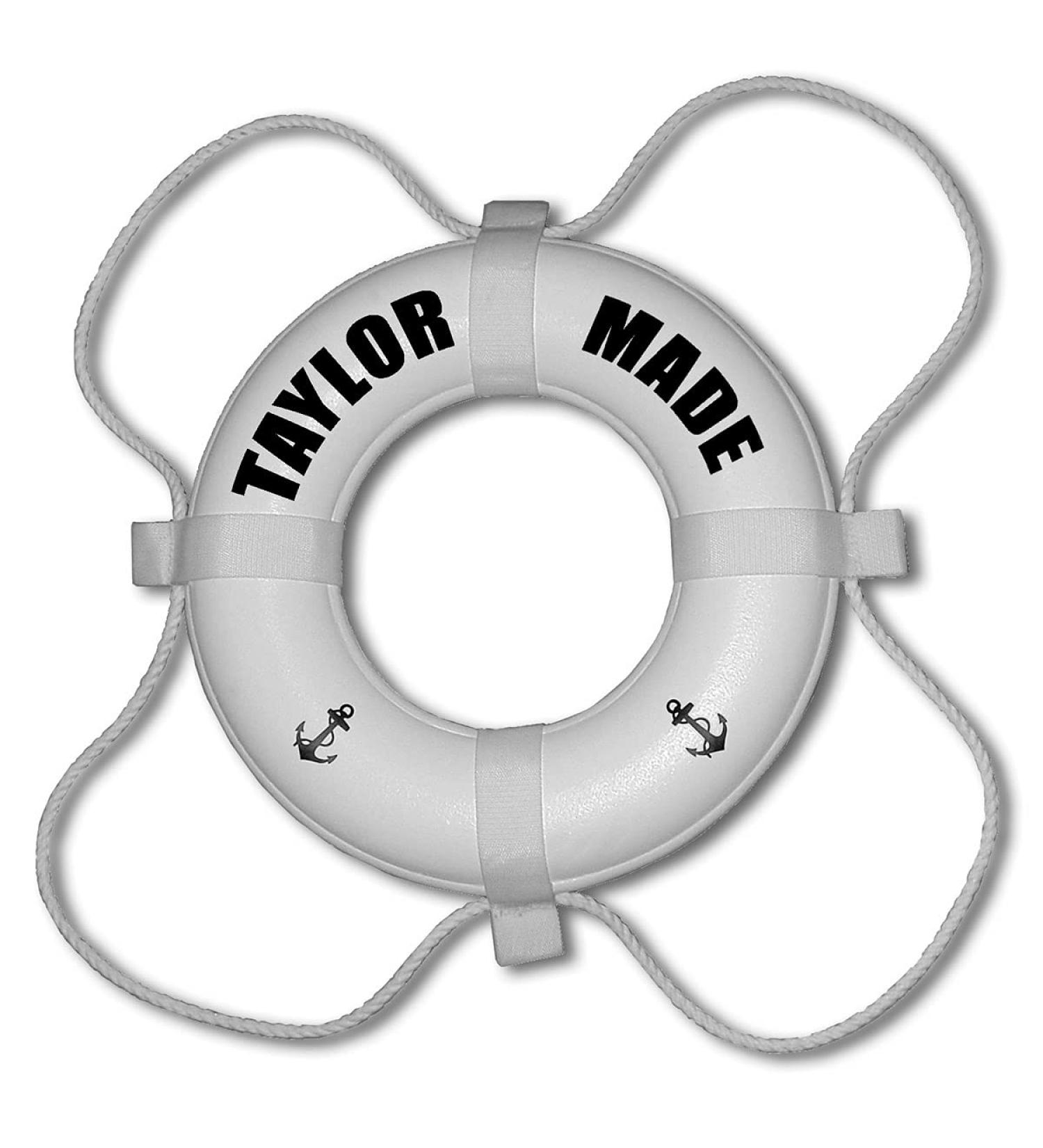 Taylor Made Products 600015 Boat Life Ring Letter Kit,Black
