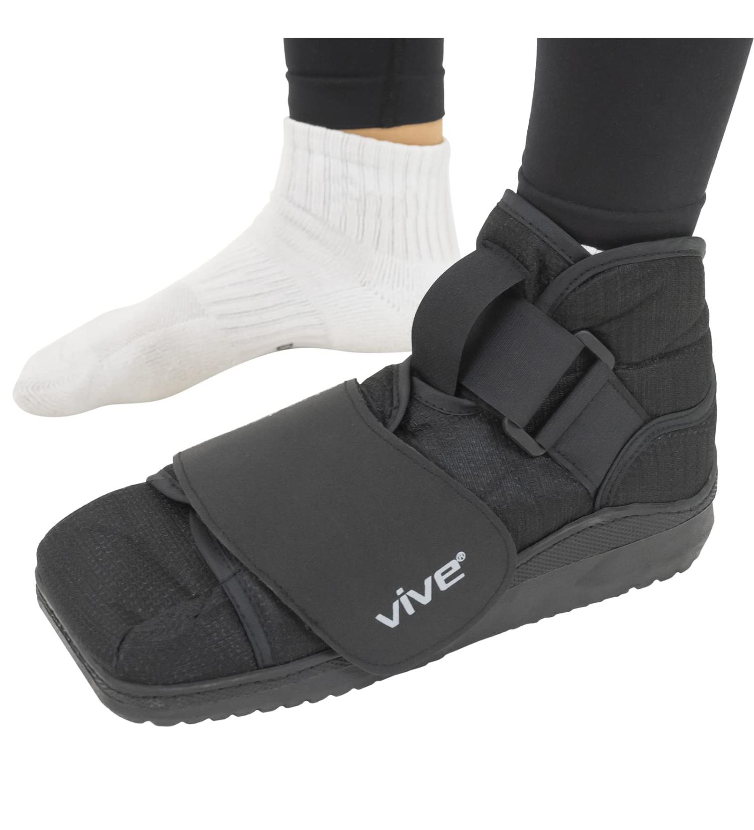 Vive Closed Post Op Shoe for Women & Men - Orthopedic Recovery Brace for Injured Feet - Medium - Buy Online on GoSupps.com