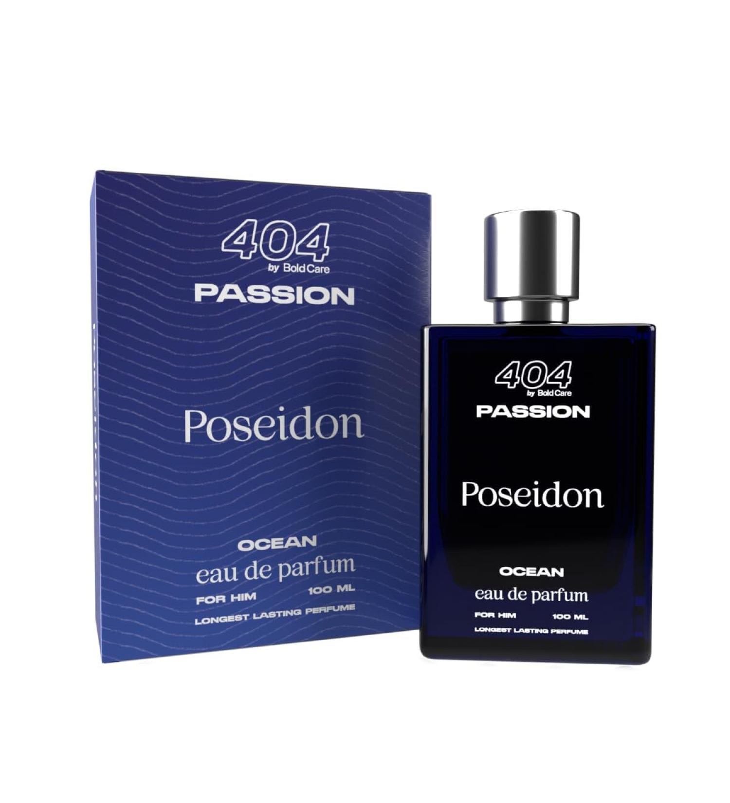 HINDAVA Bold Care Poseidon Ocean Perfume for men - Experience the Essence of the Sea - 100 ml - Buy Online on GoSupps.com