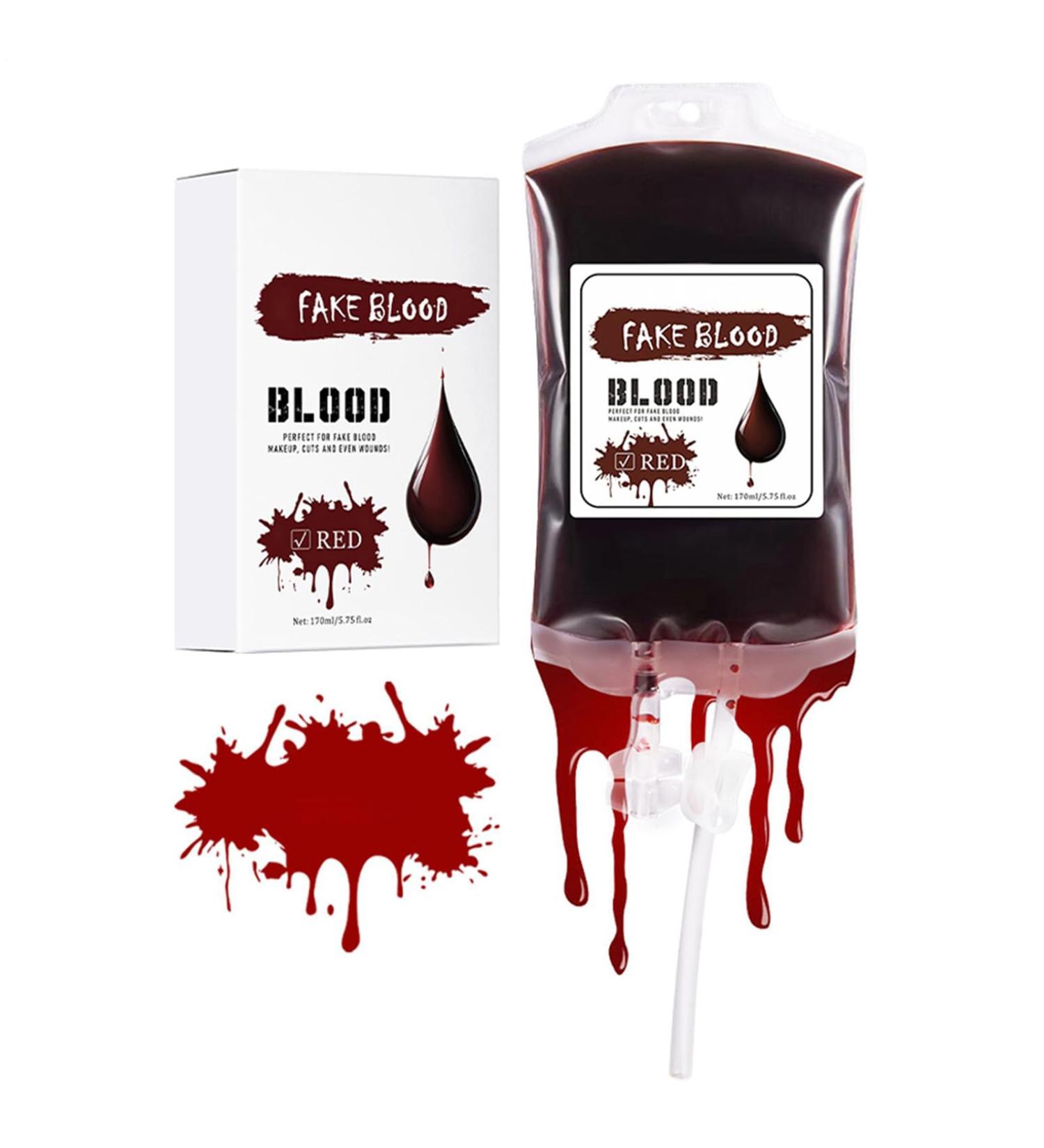  Niesel liquid bag color liquid bag 170ml waterproof bag halloween red blue makeup bag for women men scary party equipment - Buy Online on GoSupps.com