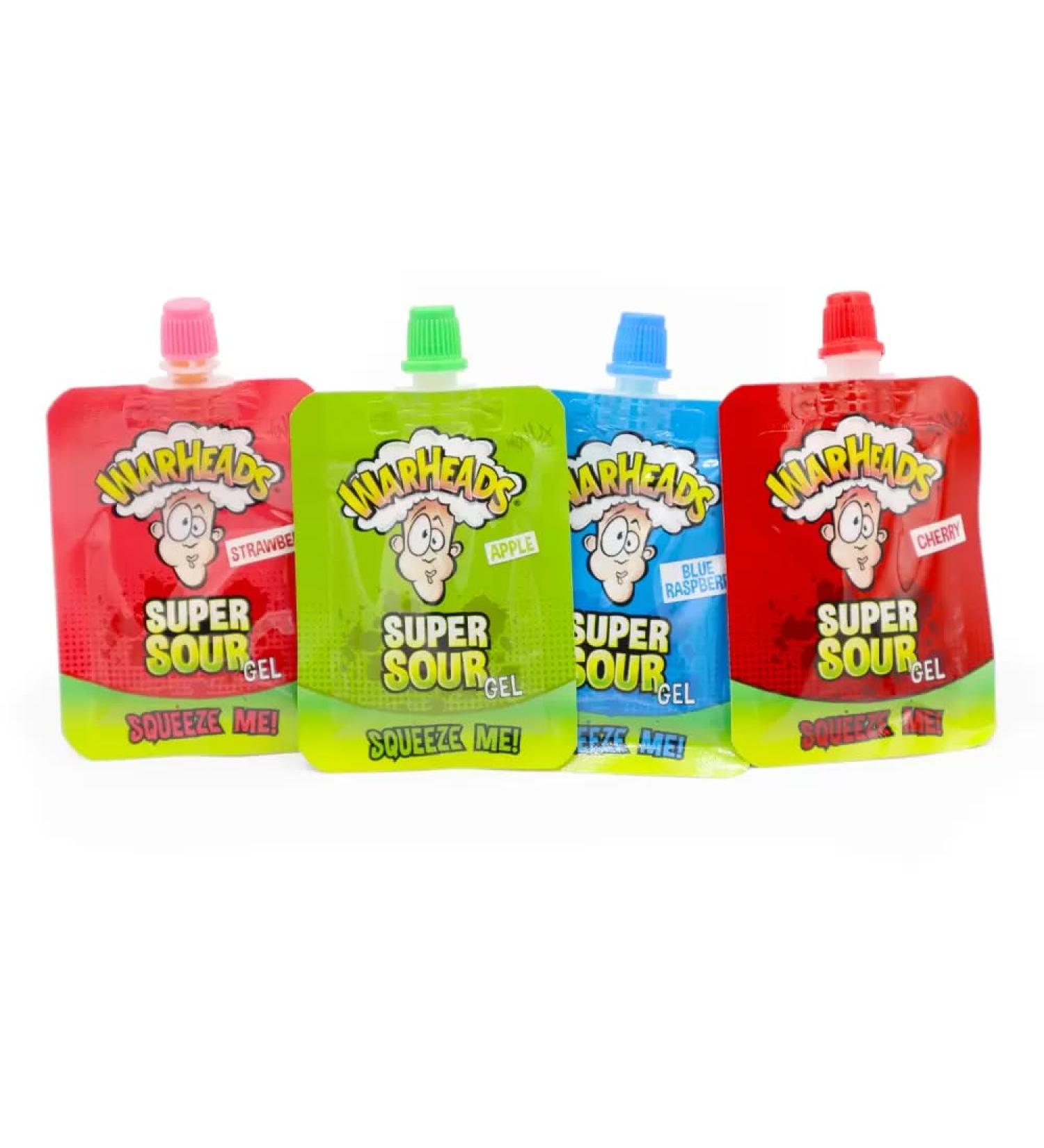 Super Sour Squeeze me Gel - 4 American Sweets