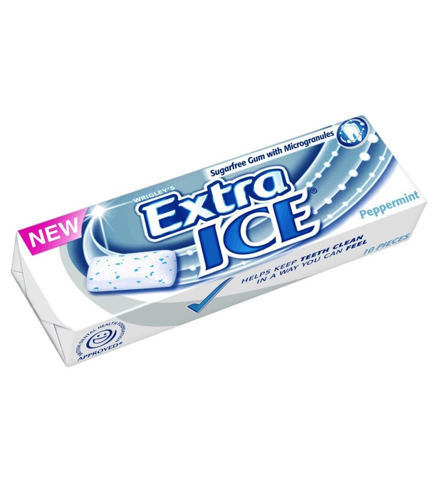 Wrigley's - Chewing gum Extra Ice - mint taste - 5 packs of 14g