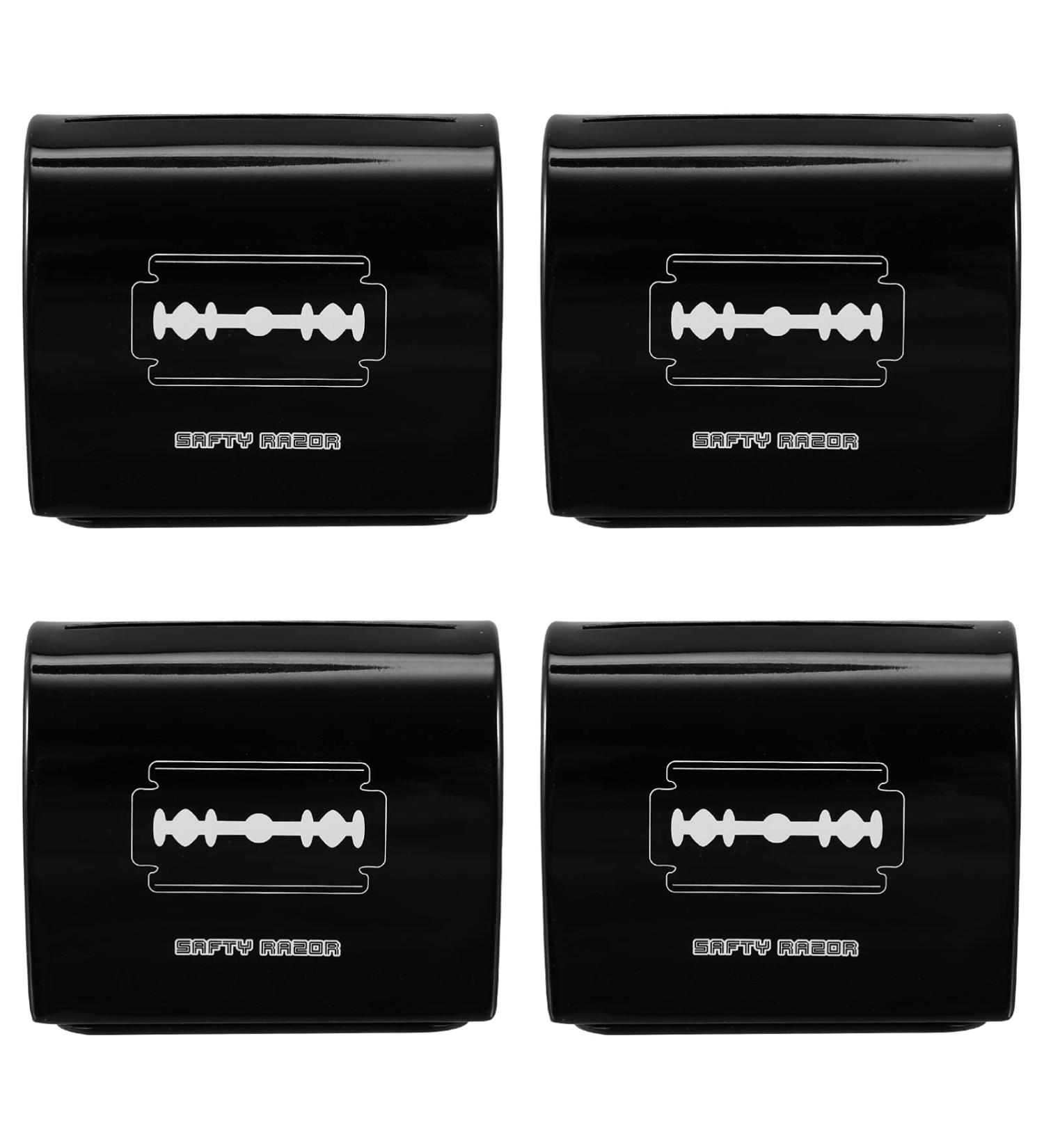 Lalafina 4-Piece Storage Box Organizer for Razor Blades - Eco-Friendly Disposal & Recycling Solution - Buy Online on GoSupps.com