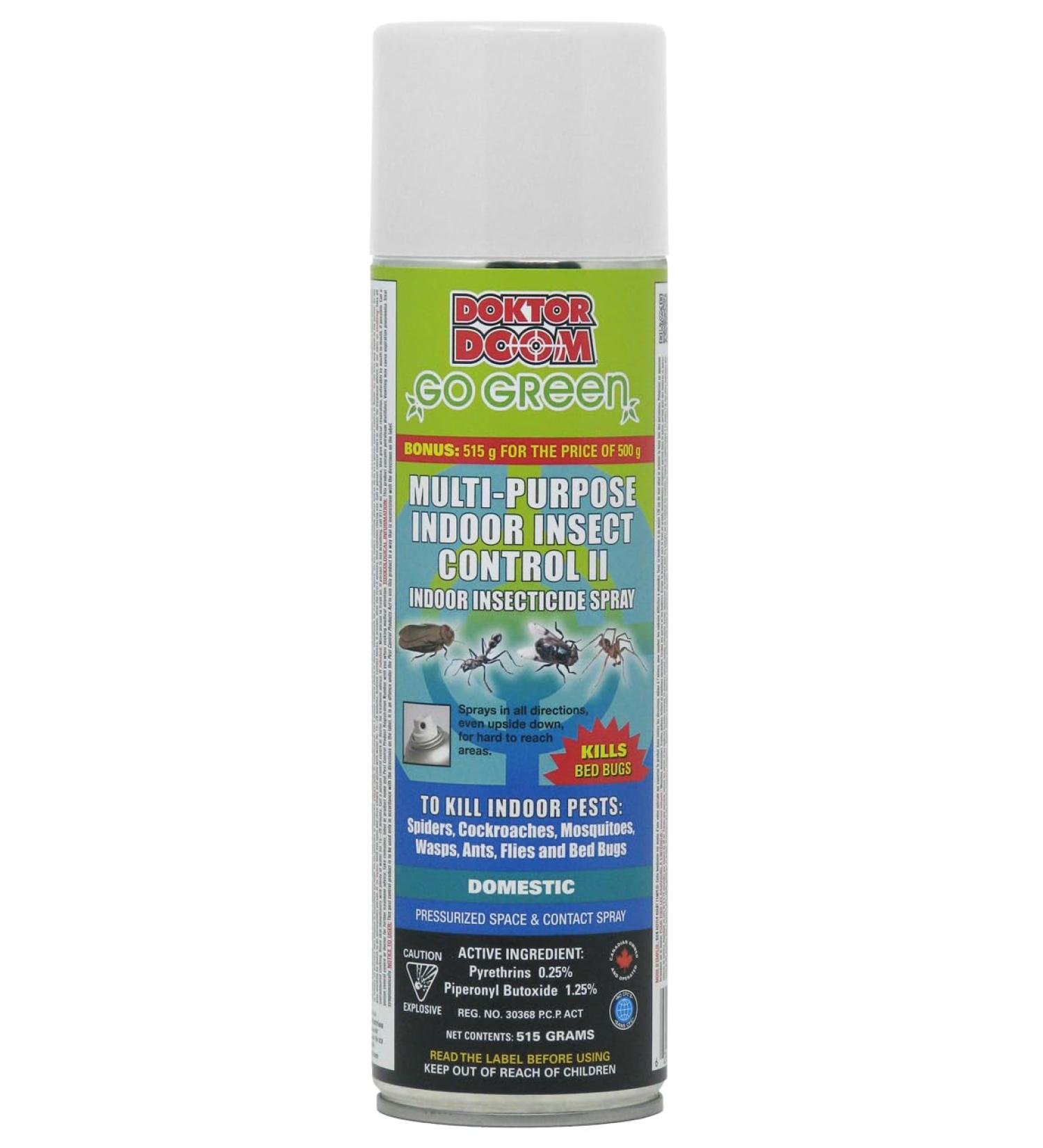Doktor Doom Go Green Multipurpose Indoor Insect Control II 515g
