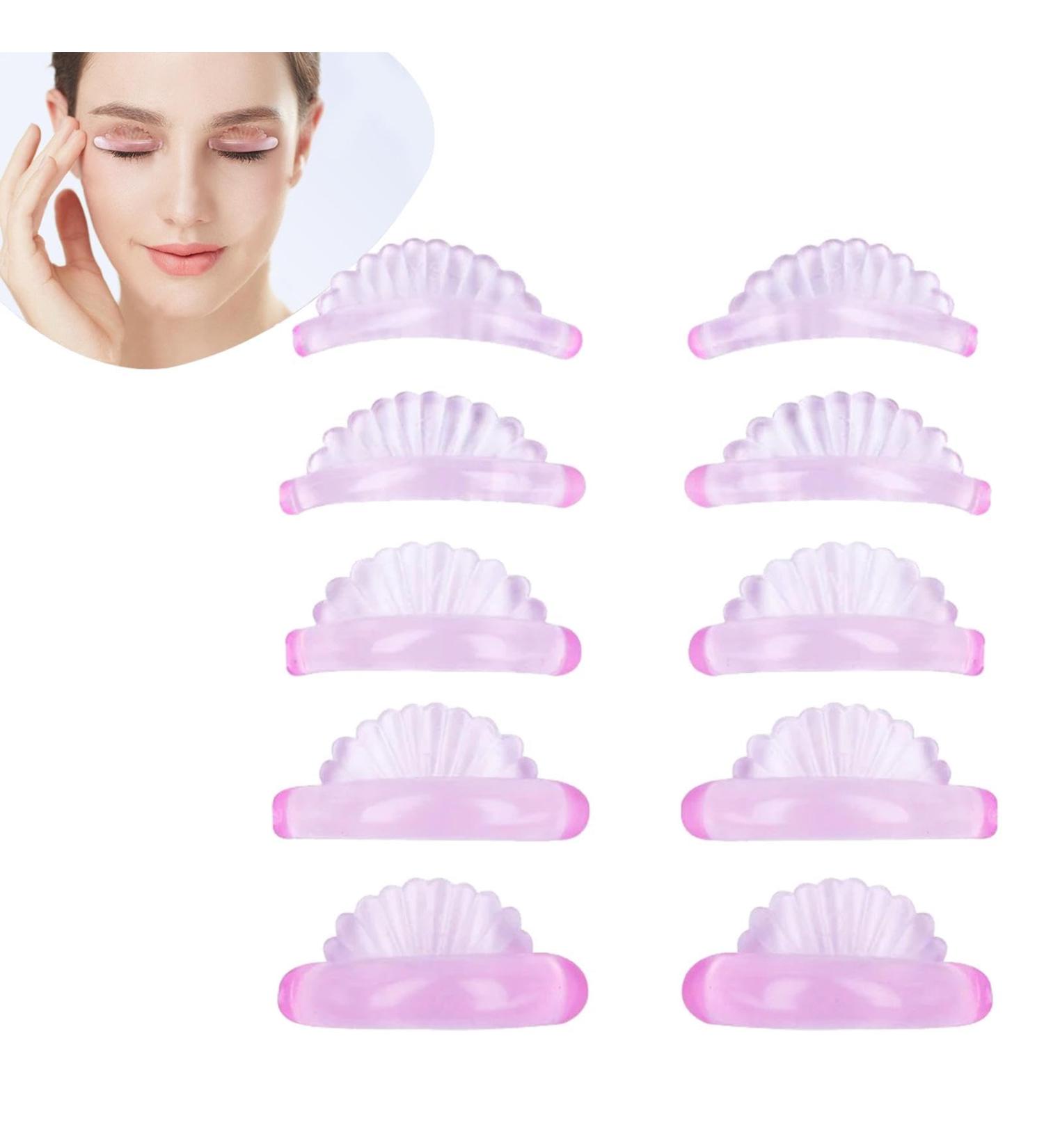 lyanny Lash Lift | 5 Pair Perm Curls Eyelash Shield - Reusable Soft Eyelash Separator Tool for Curls Eyelash Lifting Balm Lifter Roller - Buy Online on GoSupps.com