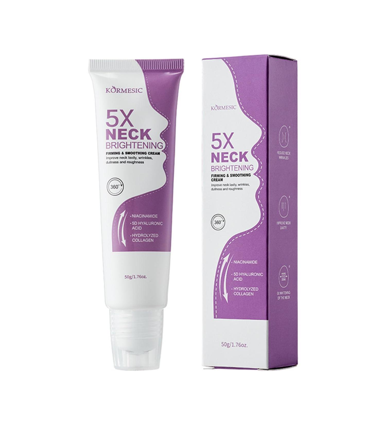 Firming and Lifting Cream for Neck Face Chest Anti-Aging Firming Cream with Collagen and Hyaluronic Acid Long-Lasting Moisturizing Lotion Smooth Wrinkles and Fine Lines - Buy Online on GoSupps.com