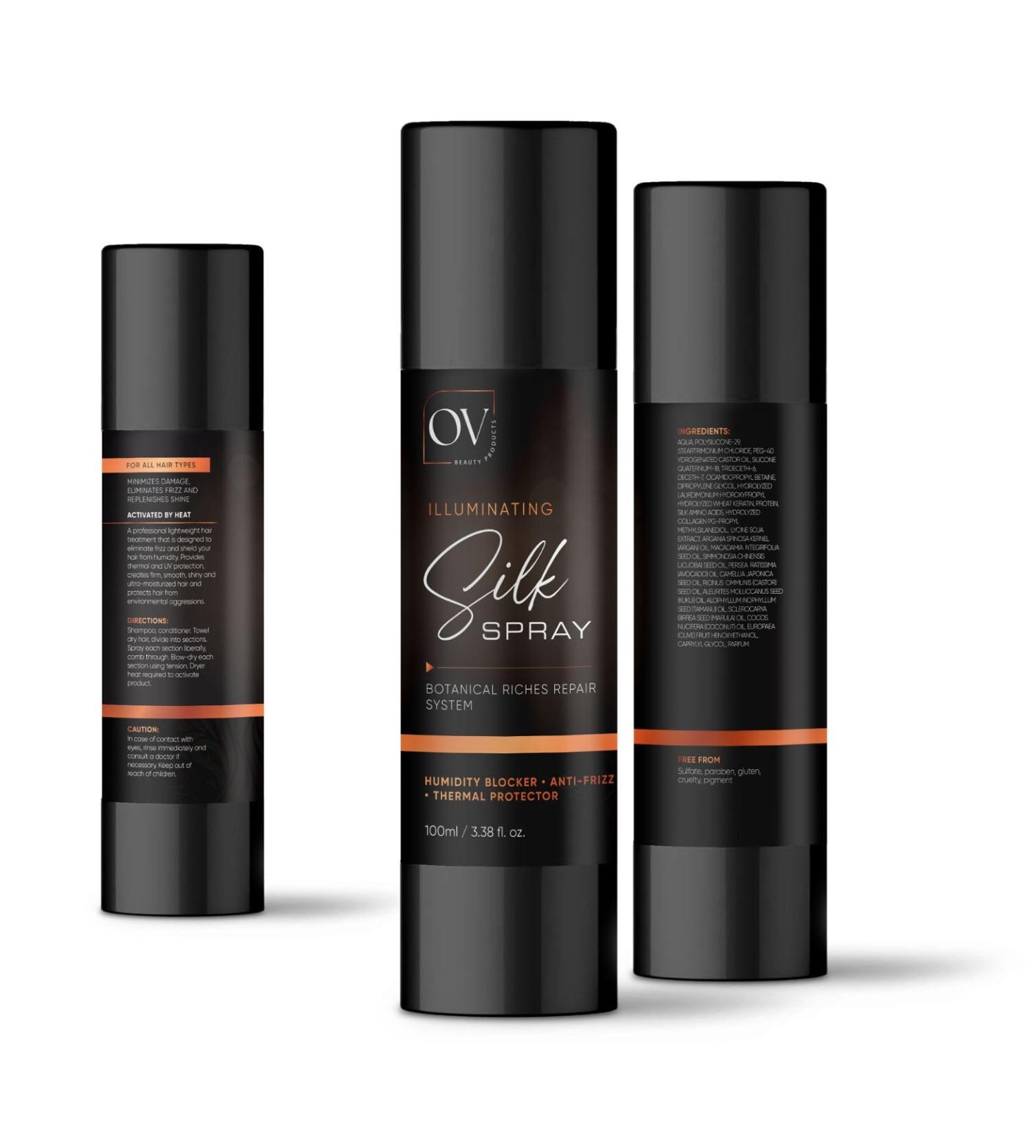 OV Illuminating Silk Spray Humidity Blocker Anti-Frizz Thermal Protector 3.38 fl oz - Buy Online on GoSupps.com