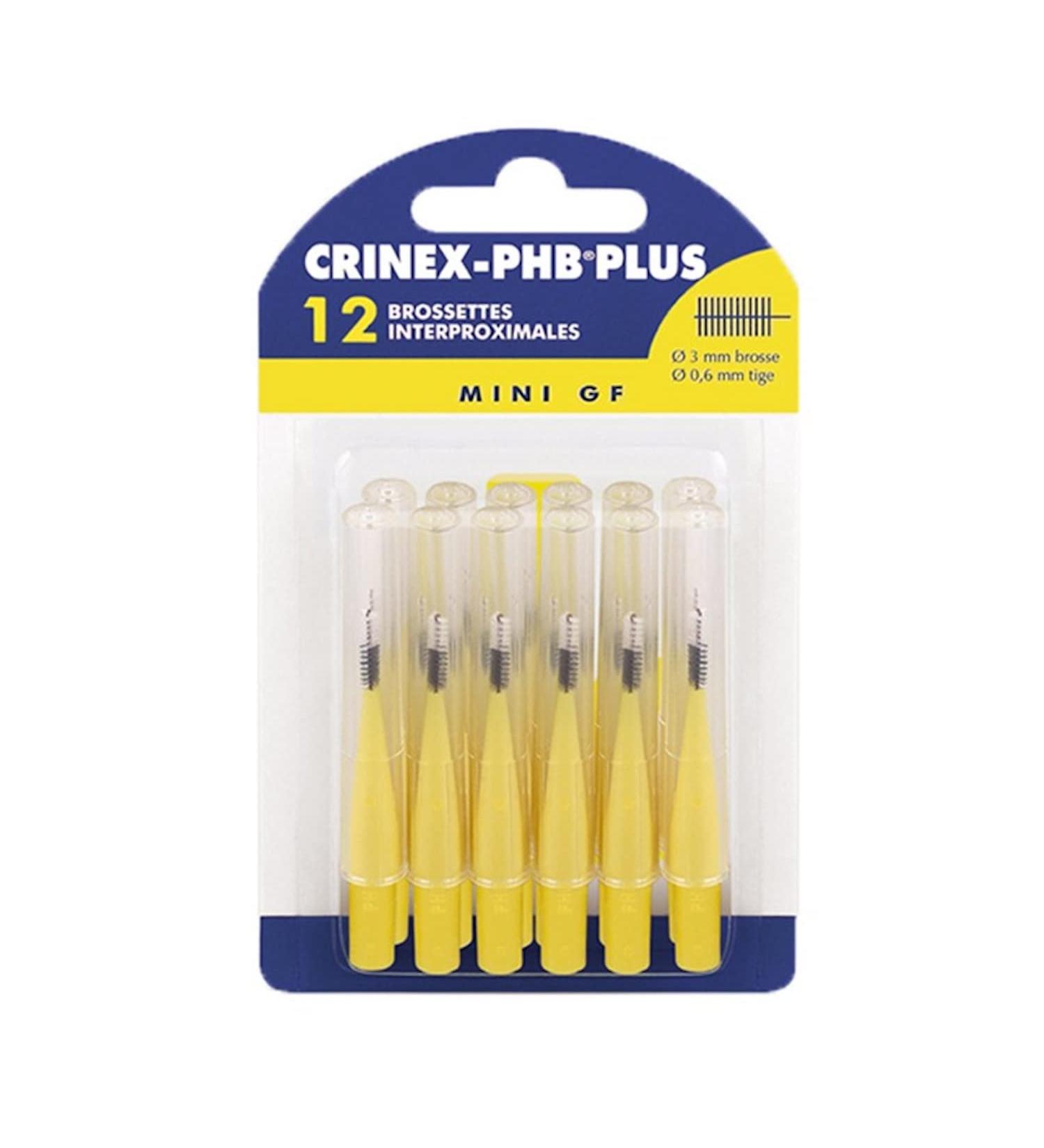 Crinex PHB Plus Mini Interdental Brushes - 3mm 12 Pieces | Optimal Dental Care for Healthy Smiles - International Shipping Available - Buy Online on GoSupps.com
