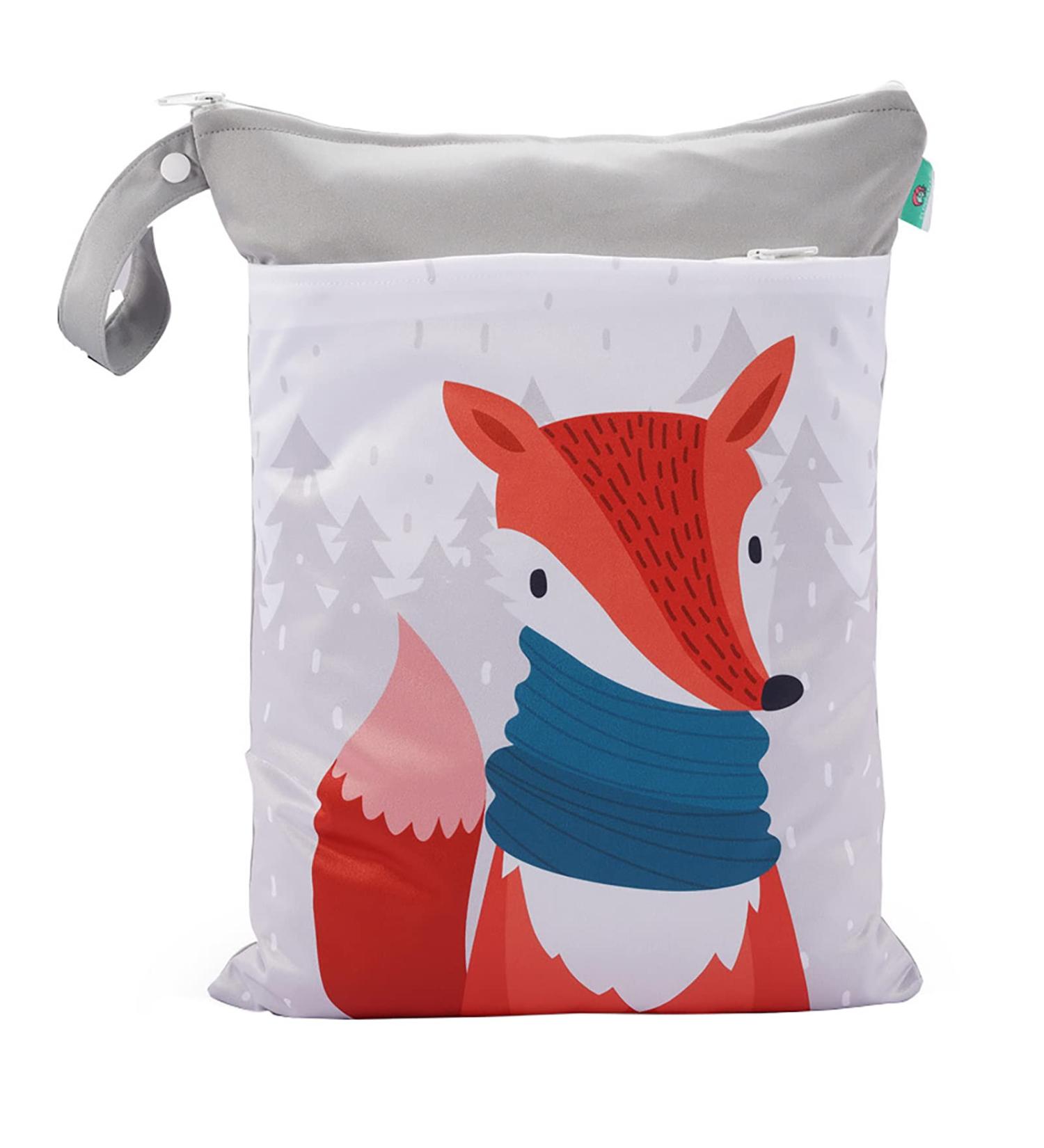 Seaur Naspasche Kita Large Waterproof Dry Wet Bag - Reusable Diaper Organizer for Travel Sports & Pool - 30x40cm - Buy Online on GoSupps.com