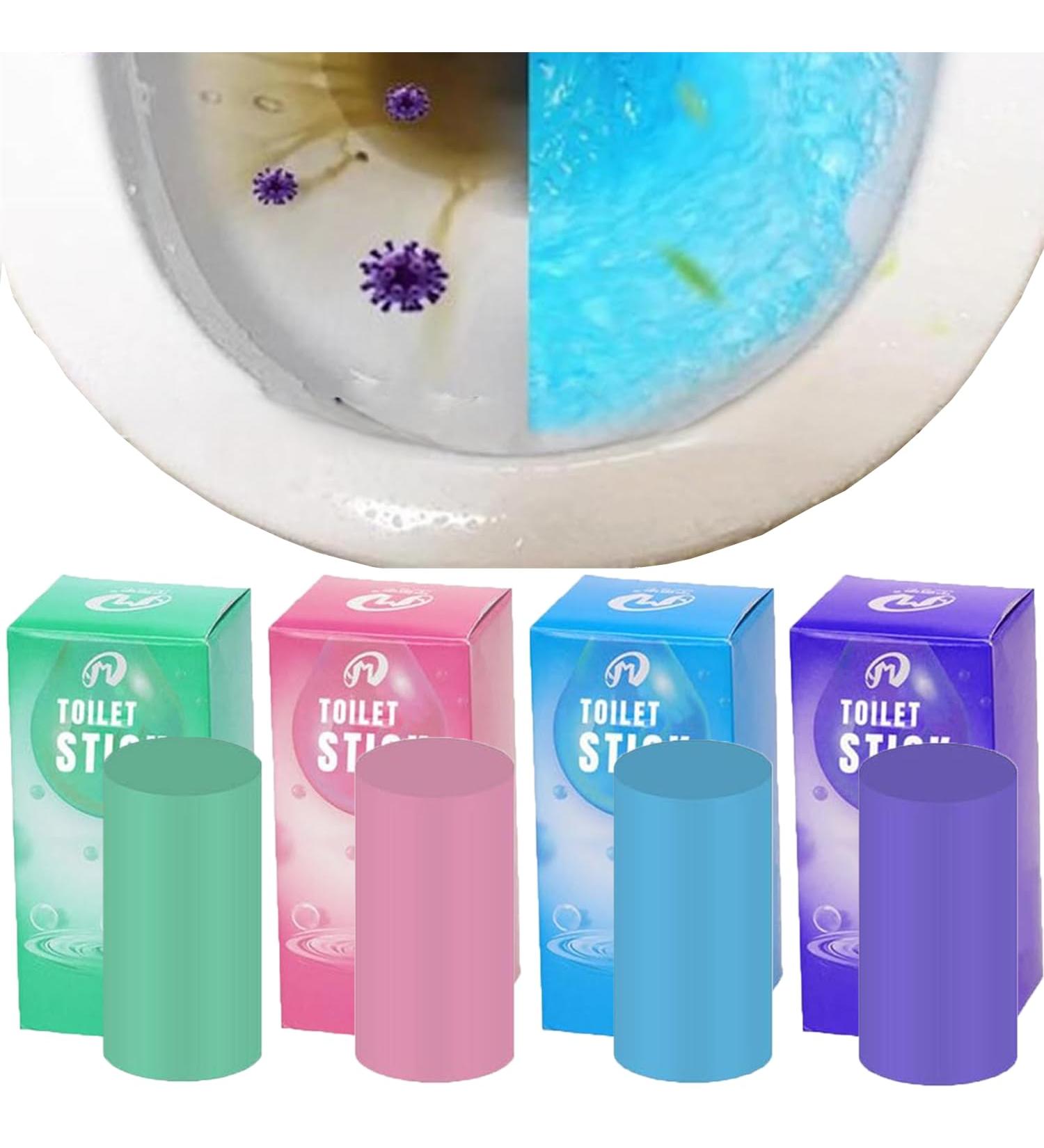 2024 Upgraded Concentrated Descaling Toilet Cleaning Stick - 4Pcs Toilet Bowl Cleaners Stick Scouring Stick for Toilet Bathroom Descaler Cleaner Toilet Tank Cleaner Long-Lasting Freshness (1 Blue) - Buy Online on GoSupps.com